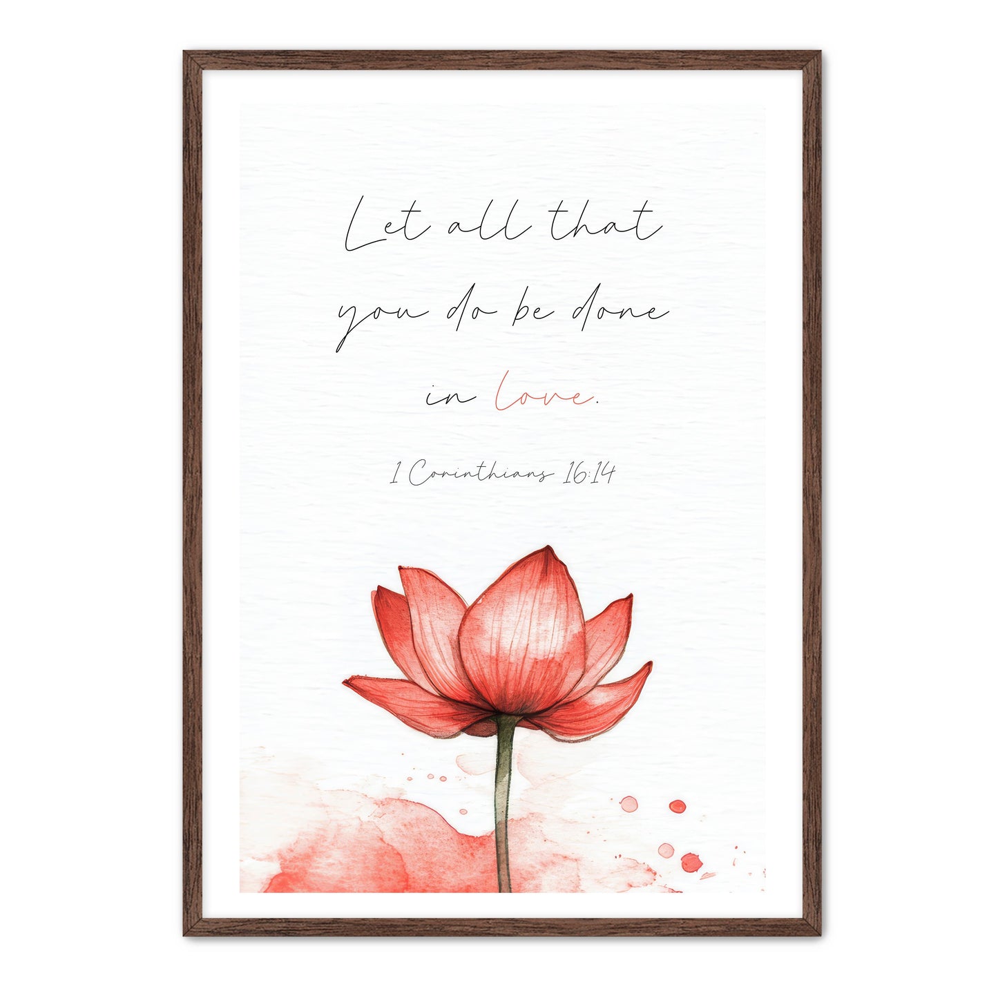 1 Corinthians 16:14 Tree
