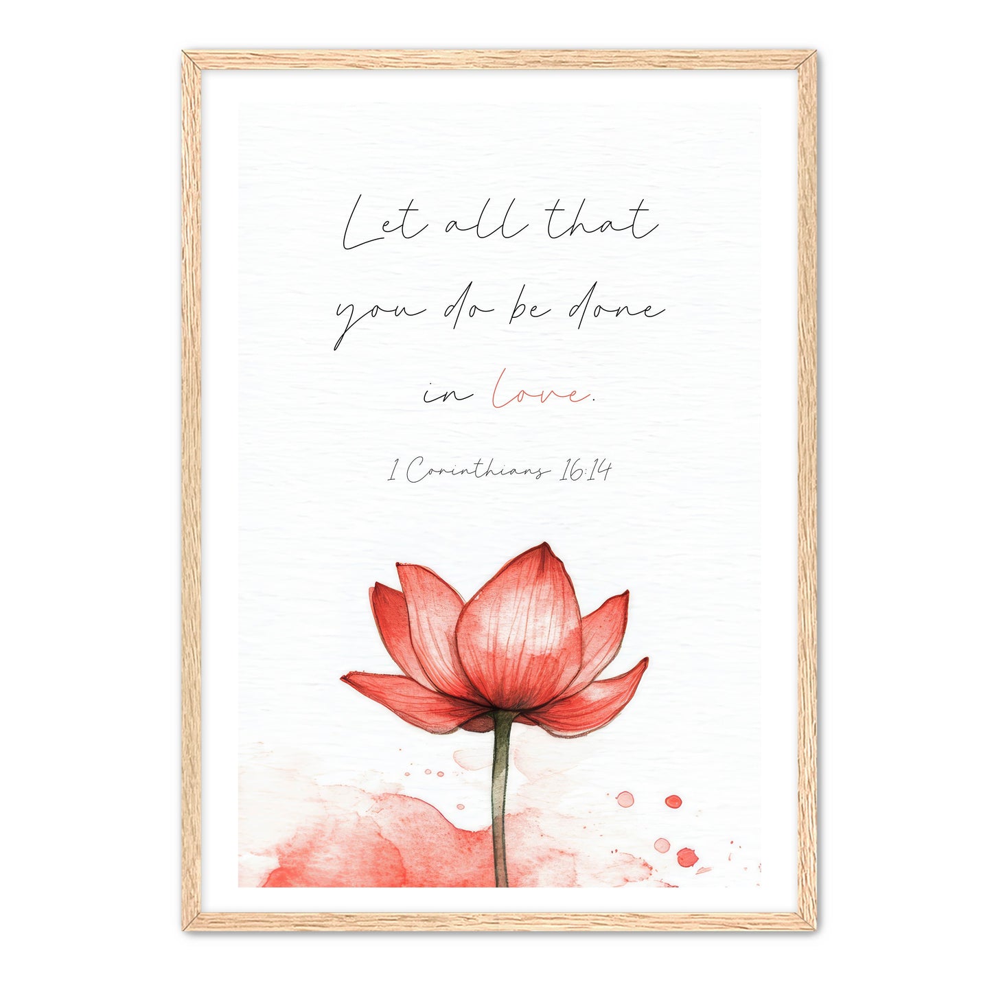 1 Corinthians 16:14 Tree