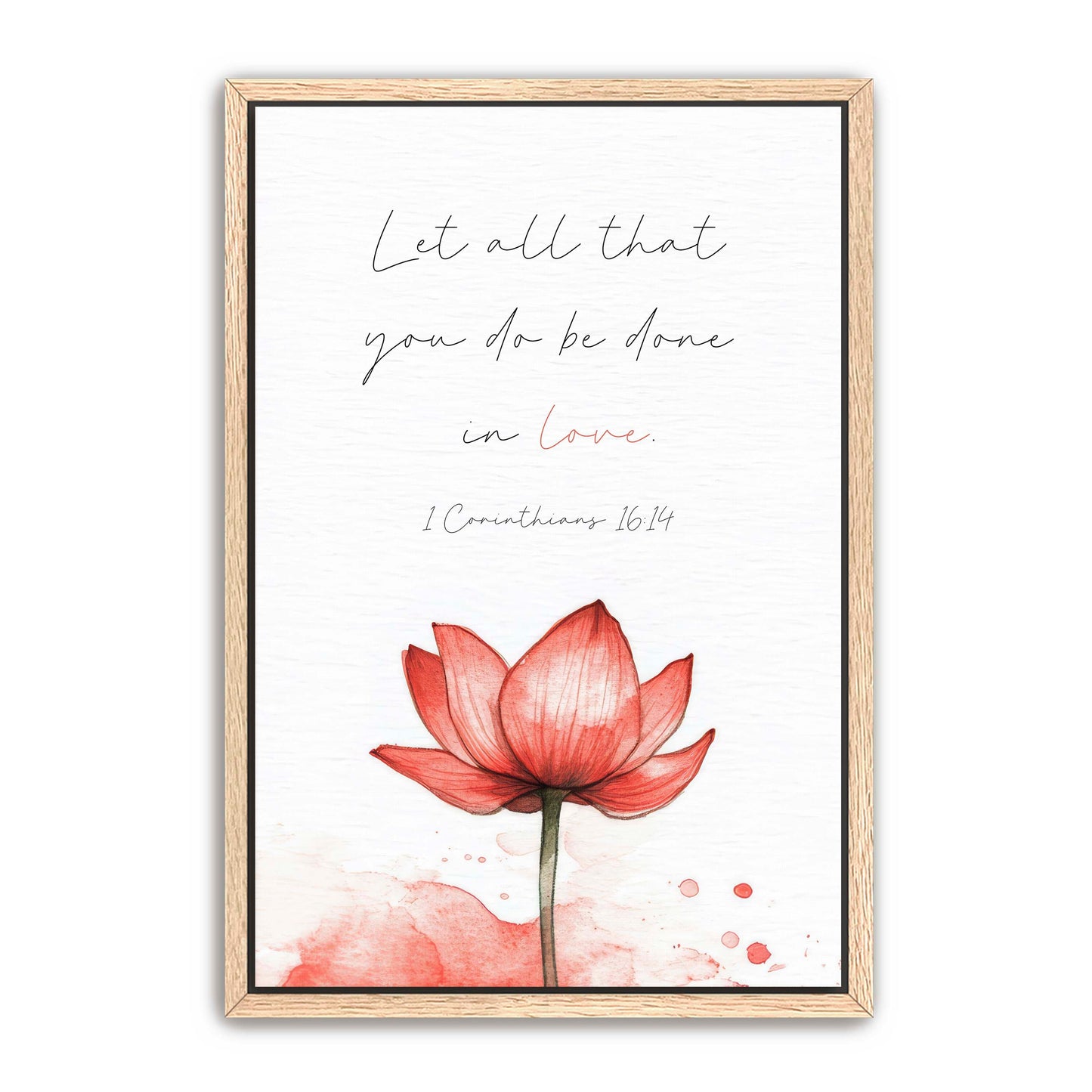 1 Corinthians 16:14 Tree
