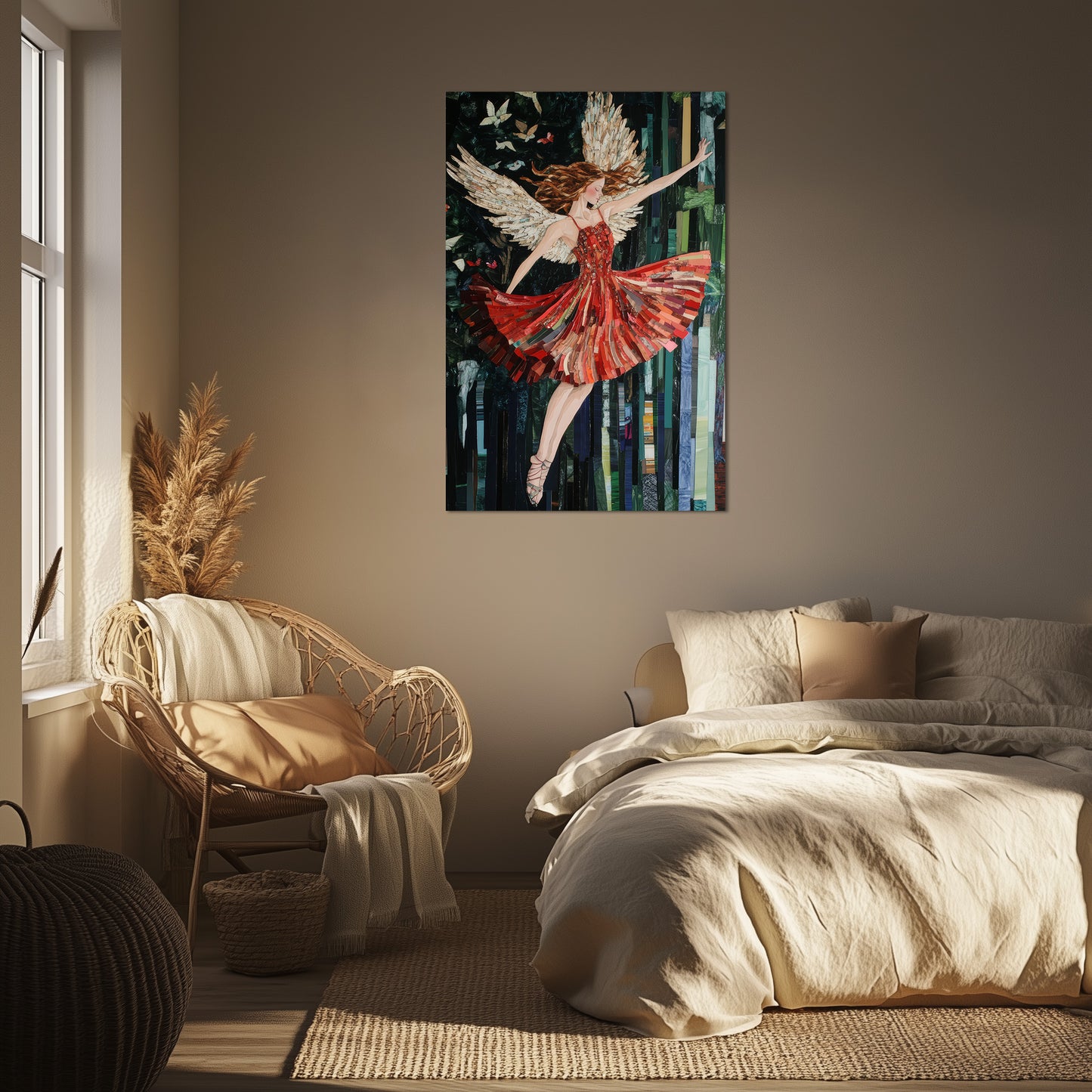 Angel Print in Motion
