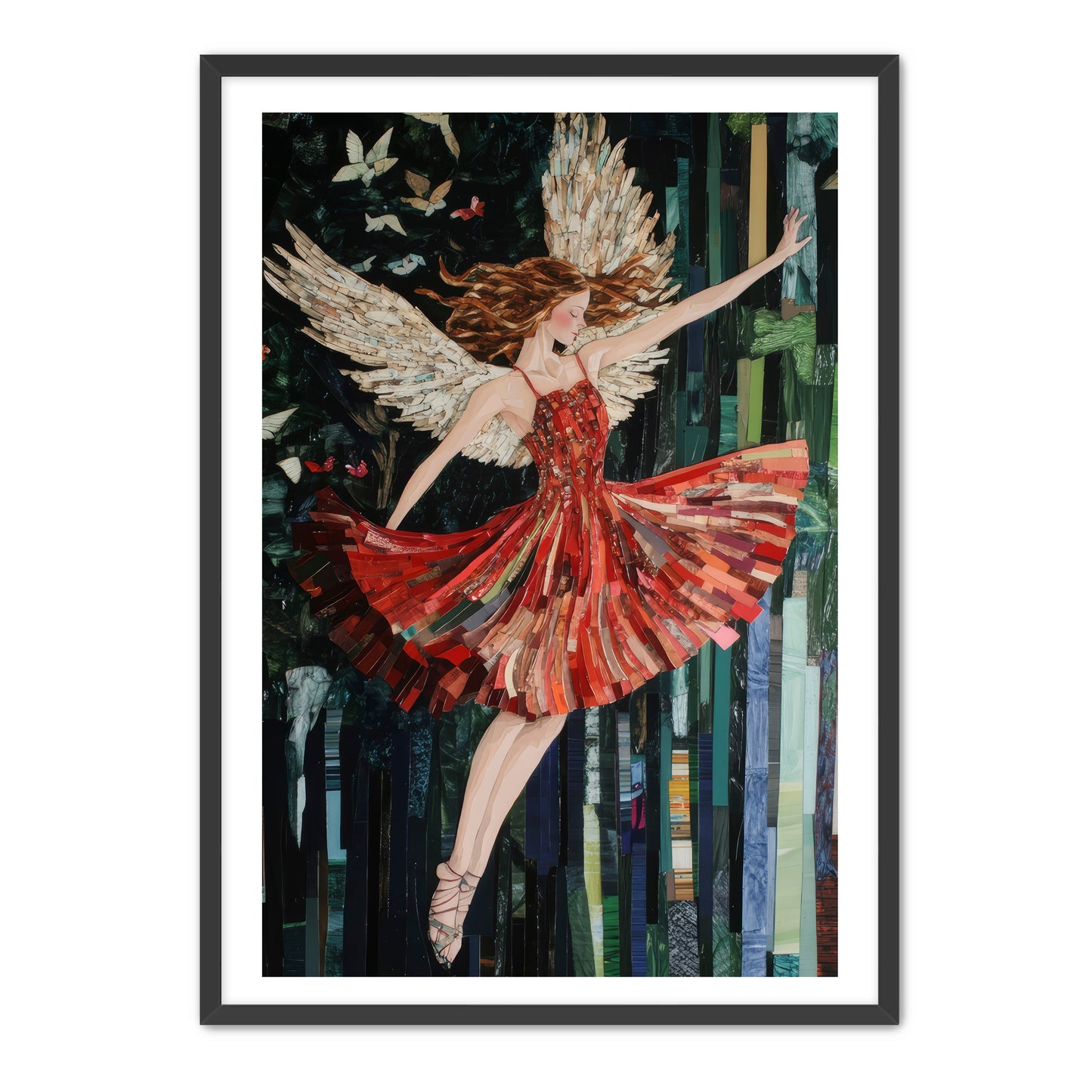 Angel Print in Motion