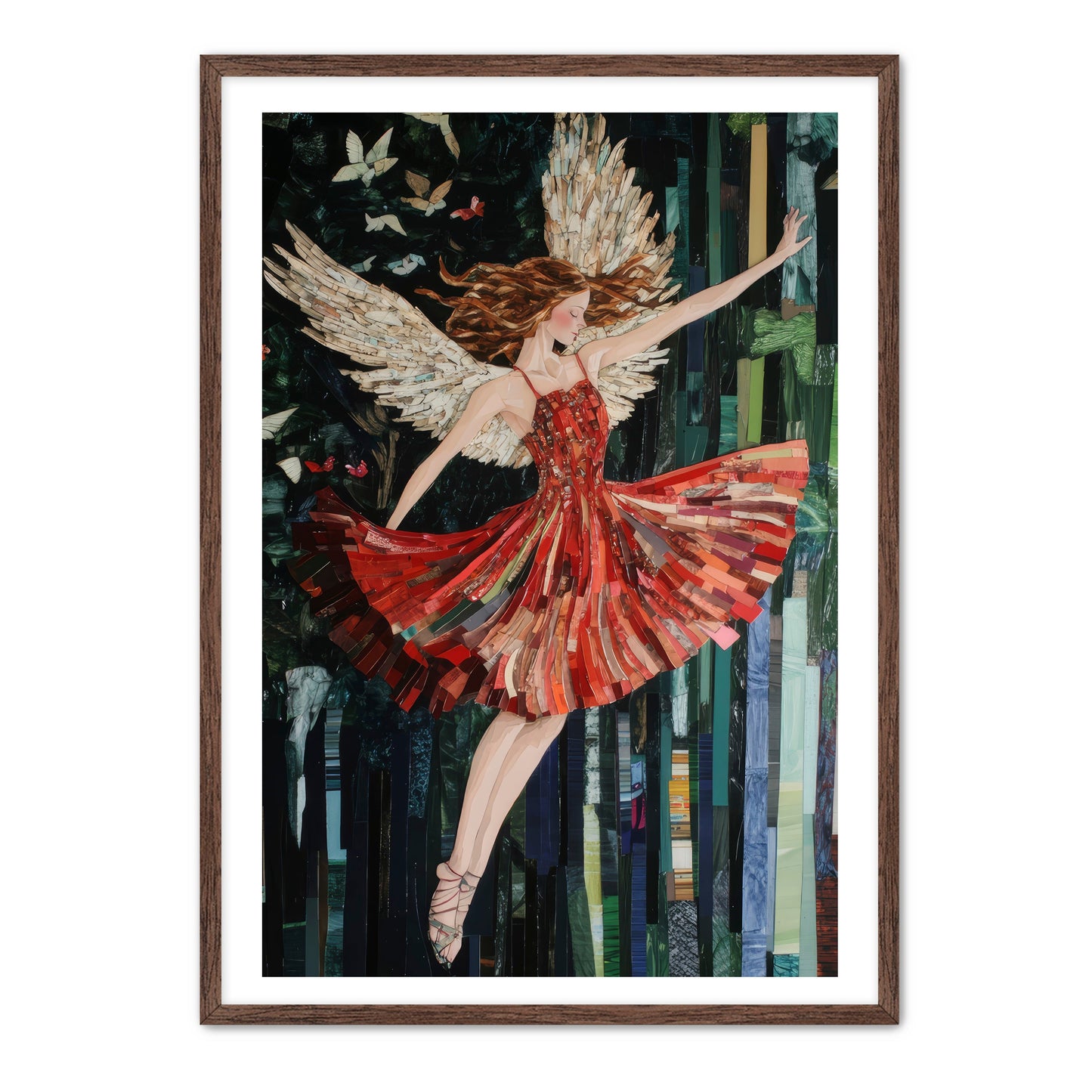 Angel Print in Motion
