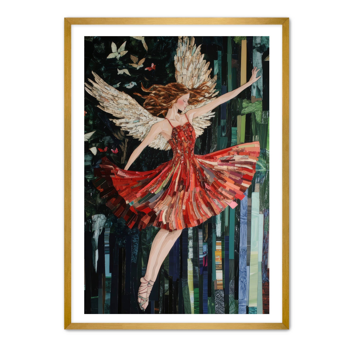 Angel Print in Motion