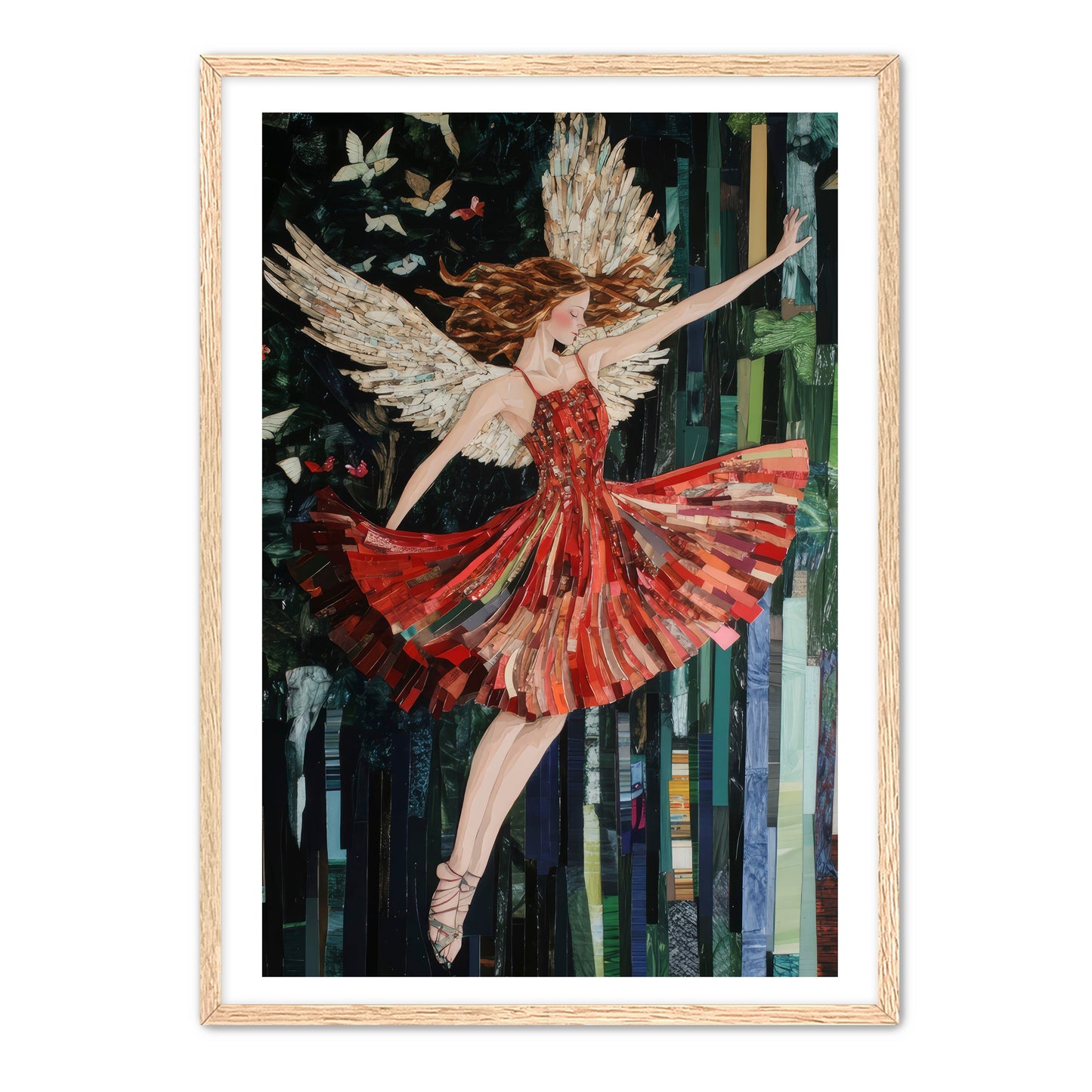 Angel Print in Motion