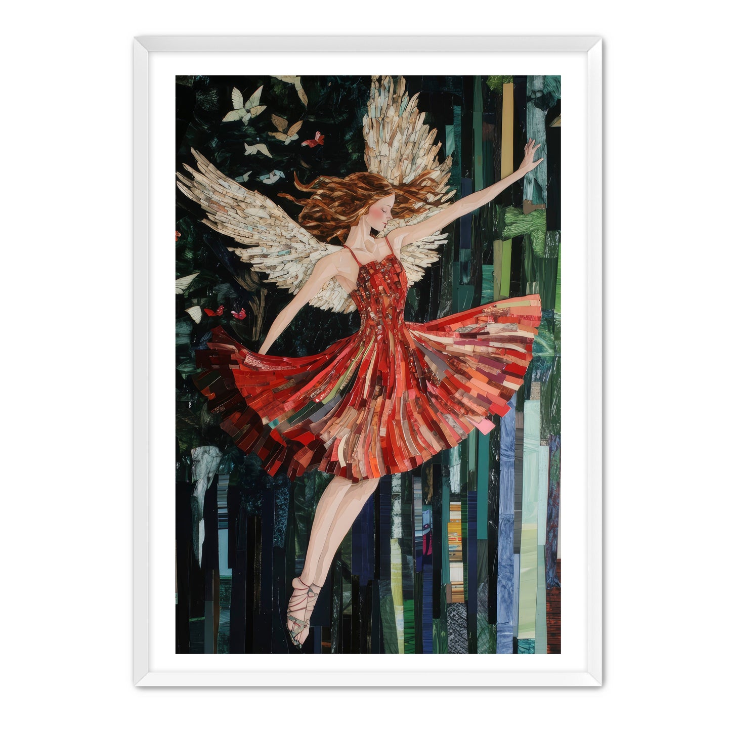 Angel Print in Motion