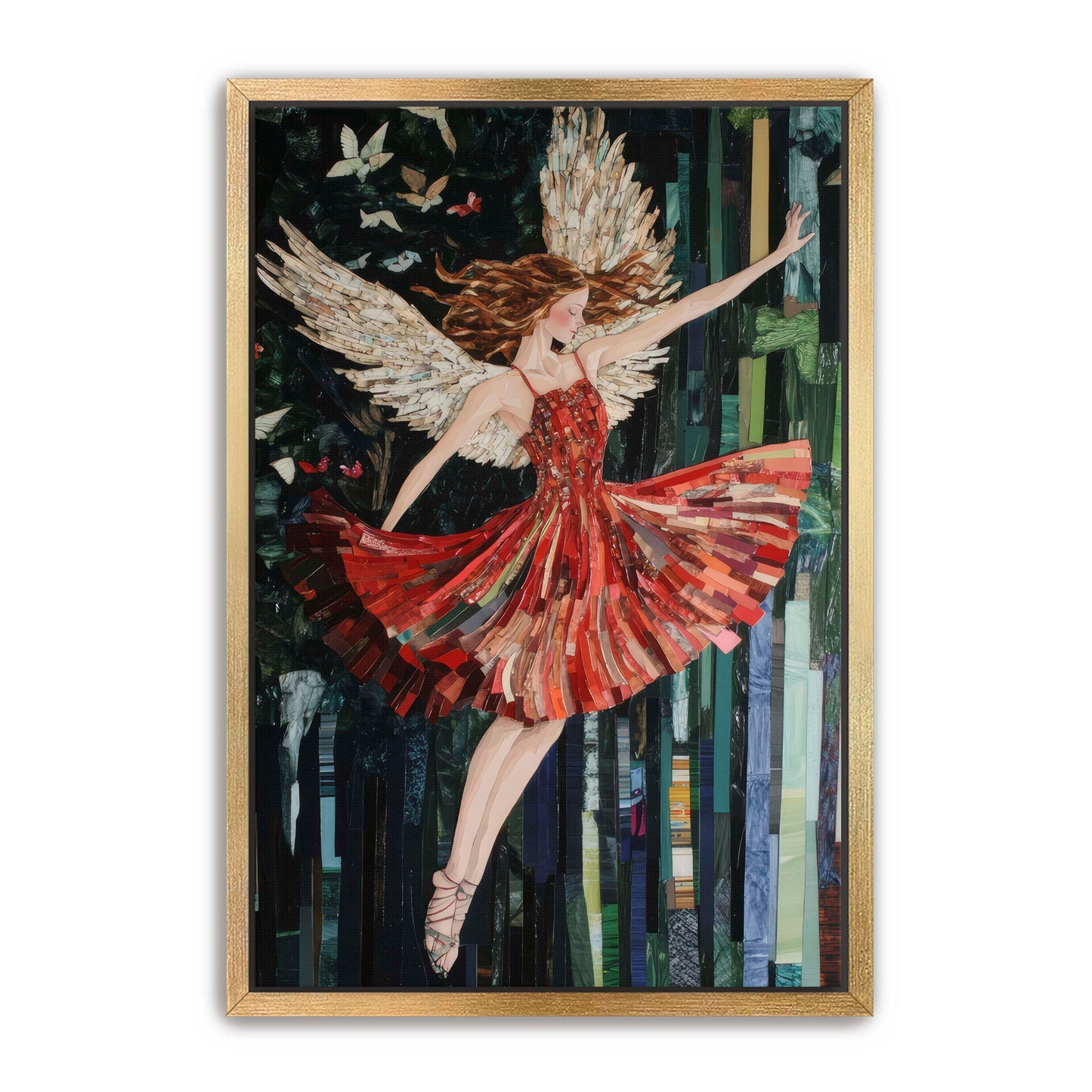 Angel Print in Motion