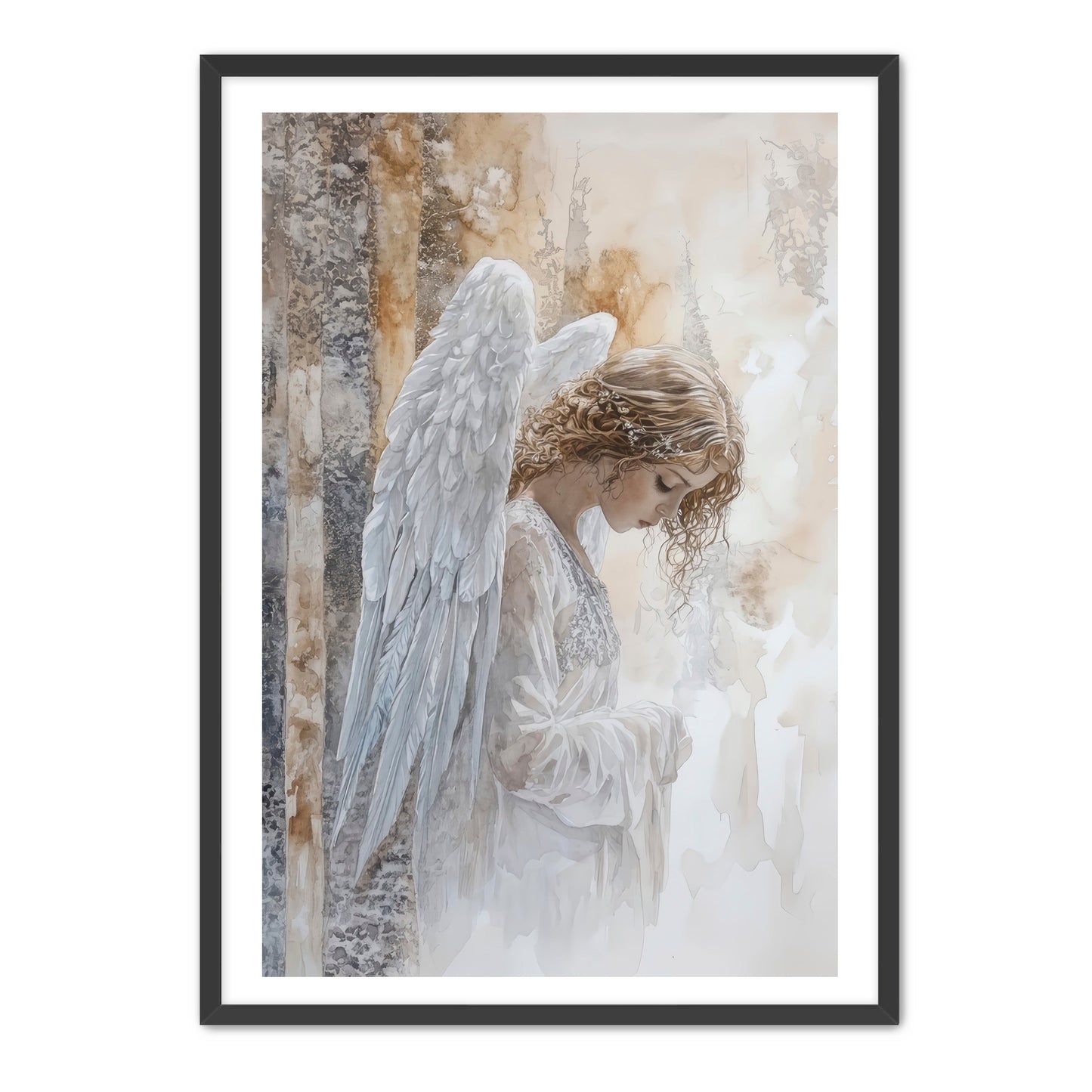 Angel Watercolor Painting