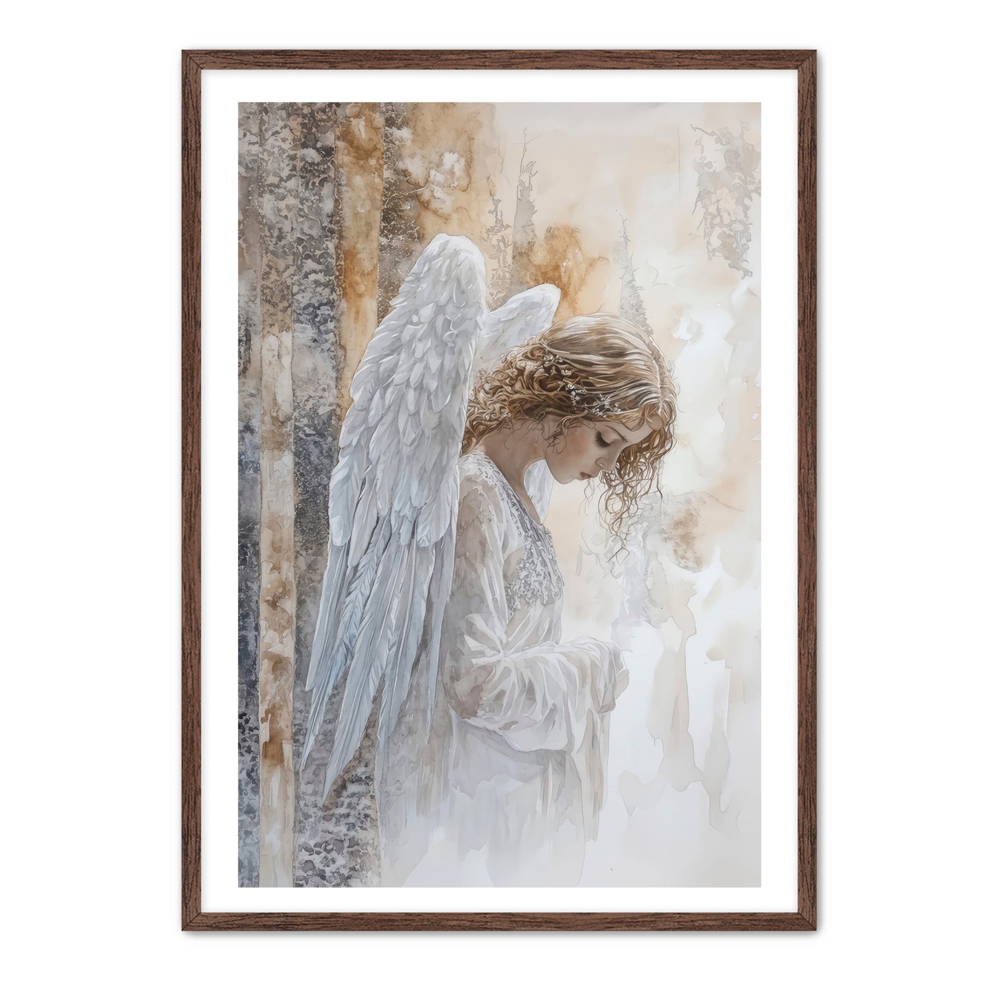 Angel Watercolor Painting