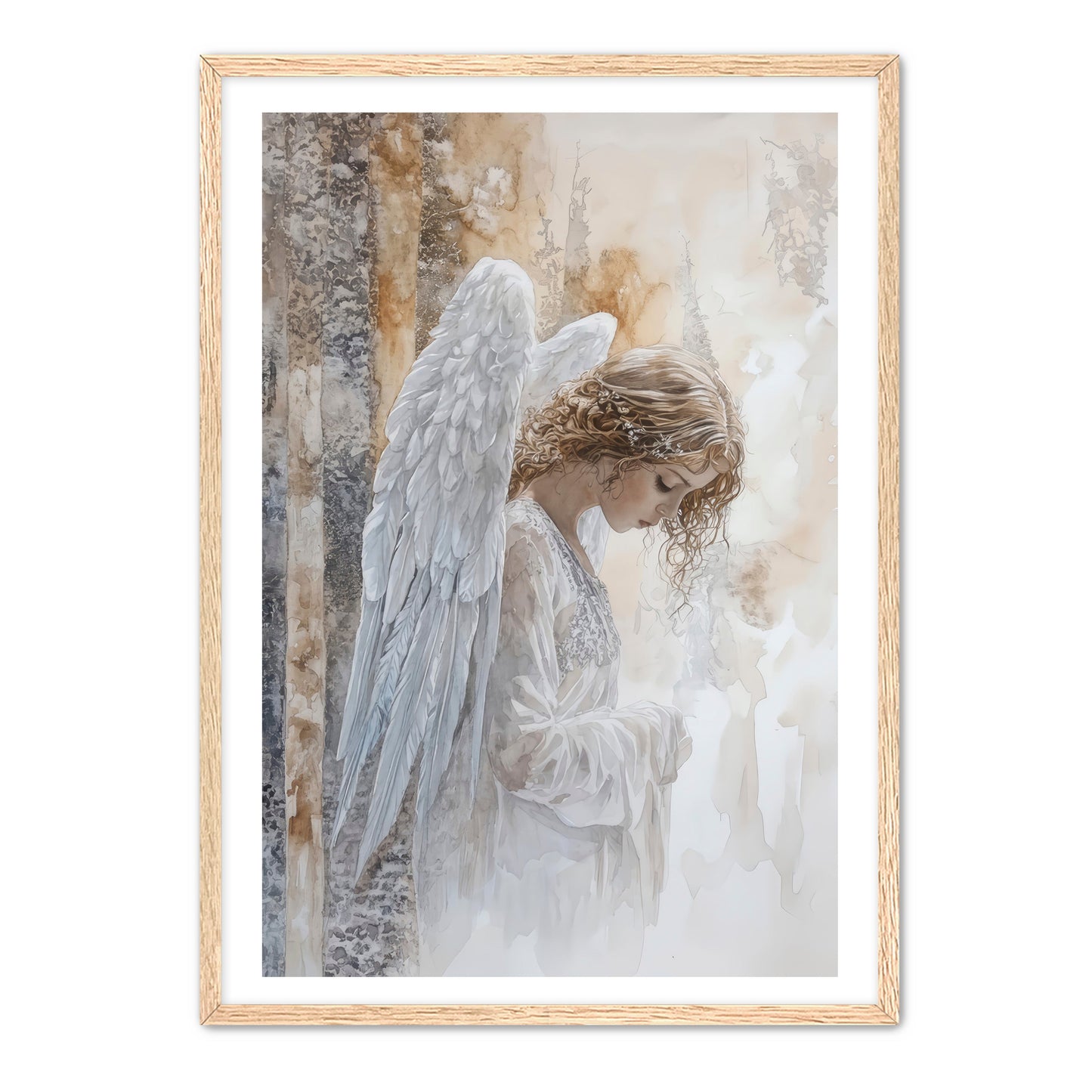 Angel Watercolor Painting