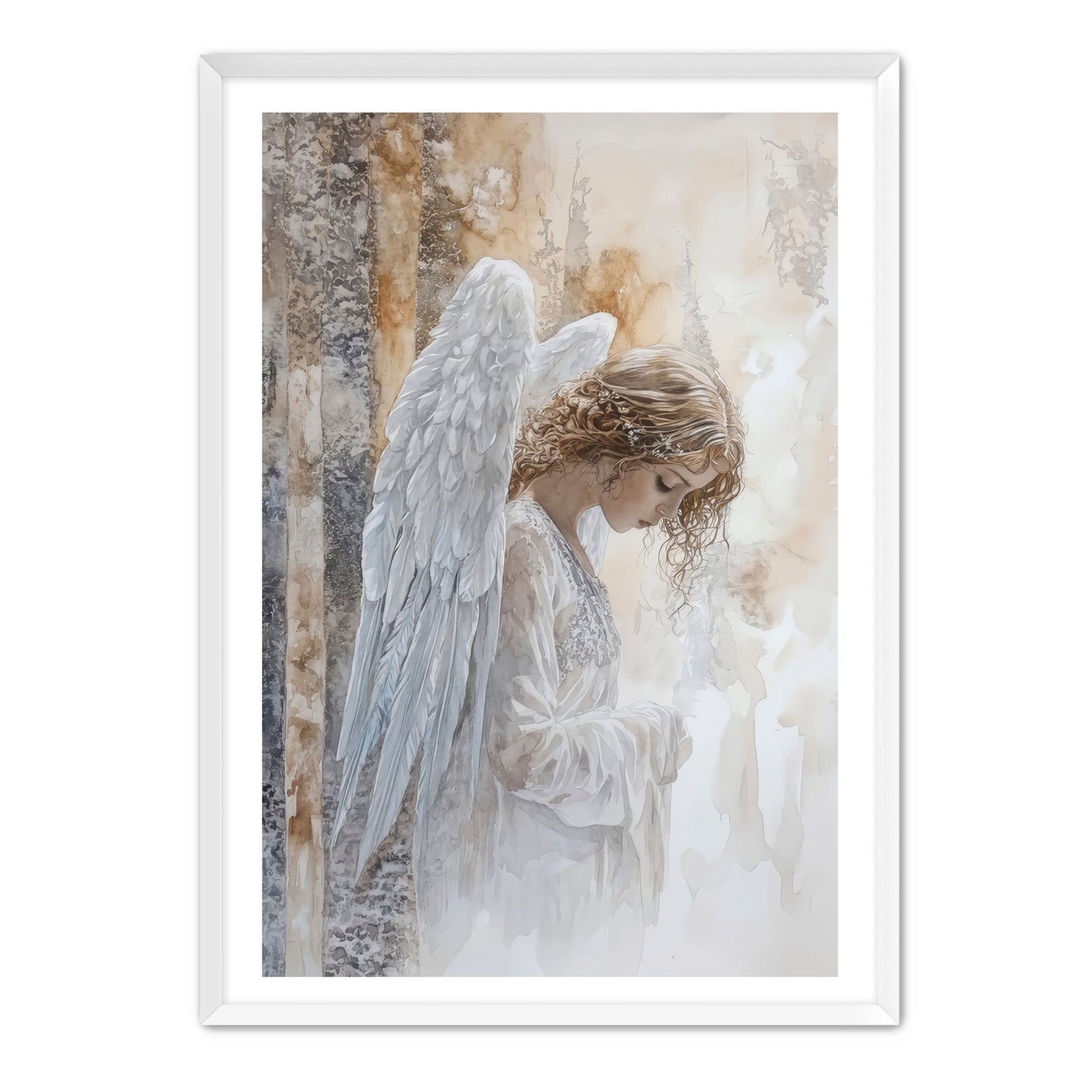 Angel Watercolor Painting