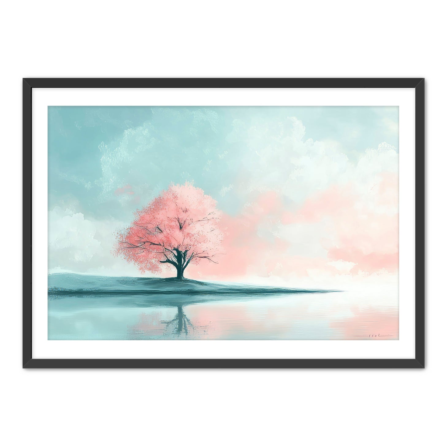 Beautiful Pink Tree Art