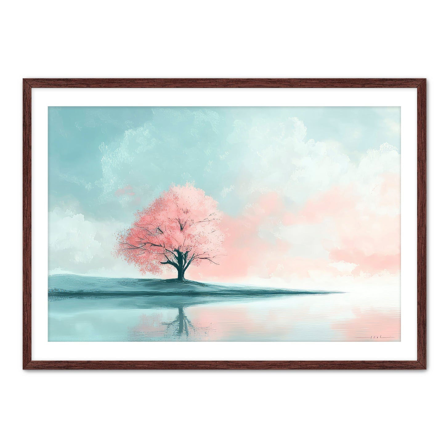 Beautiful Pink Tree Art