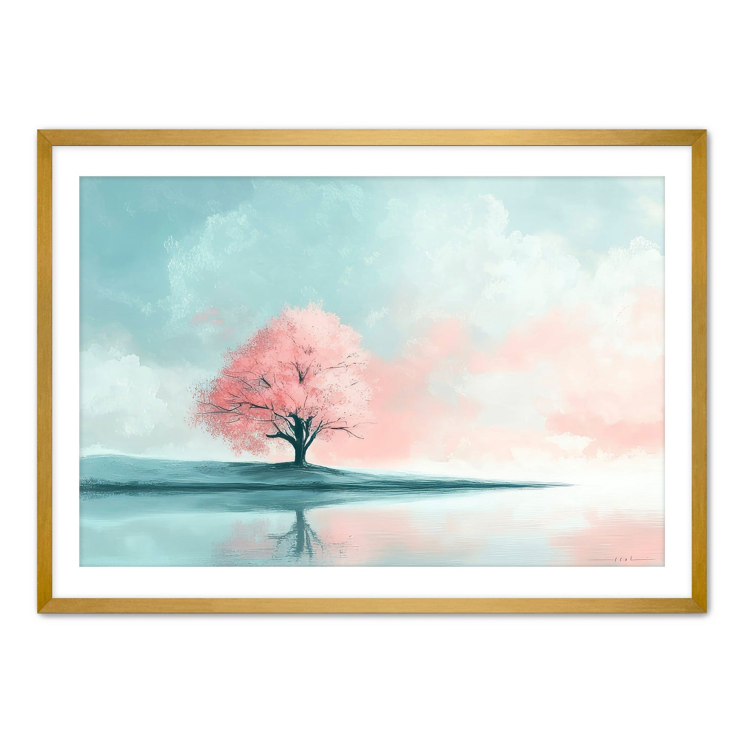 Beautiful Pink Tree Art