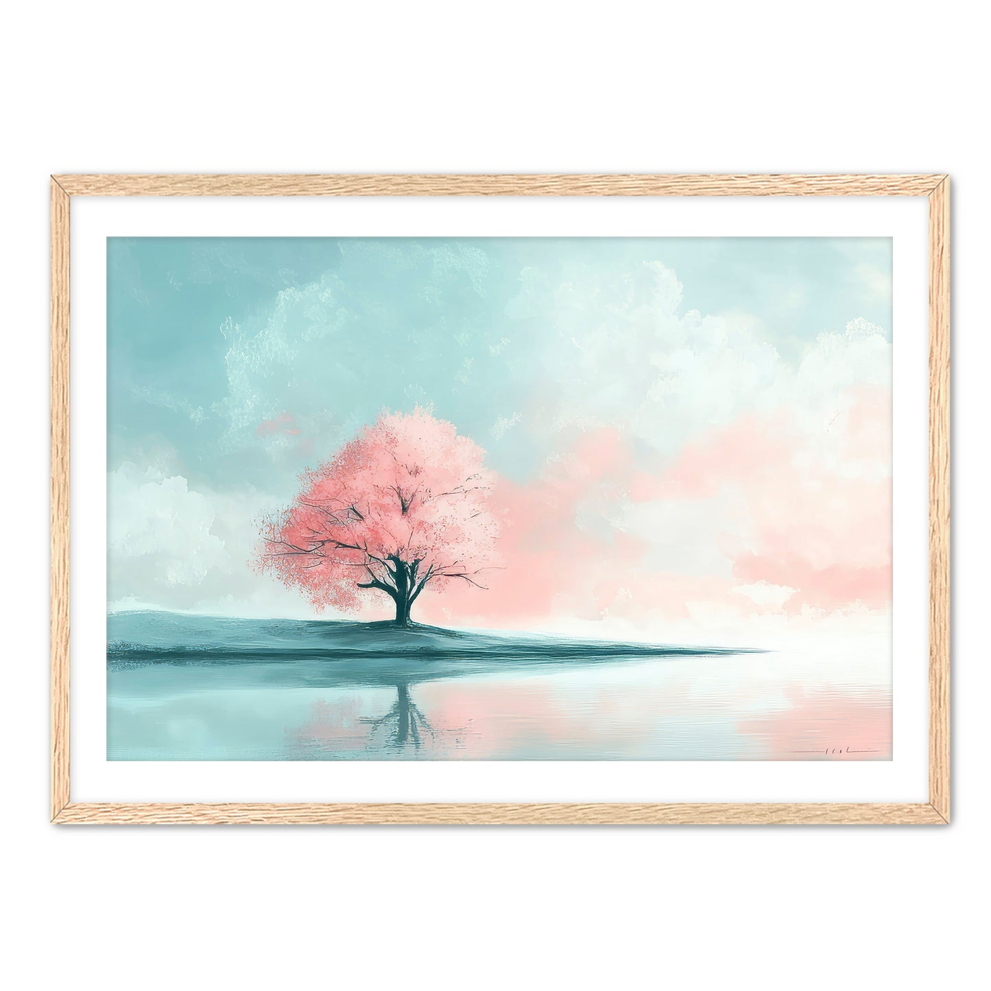 Beautiful Pink Tree Art