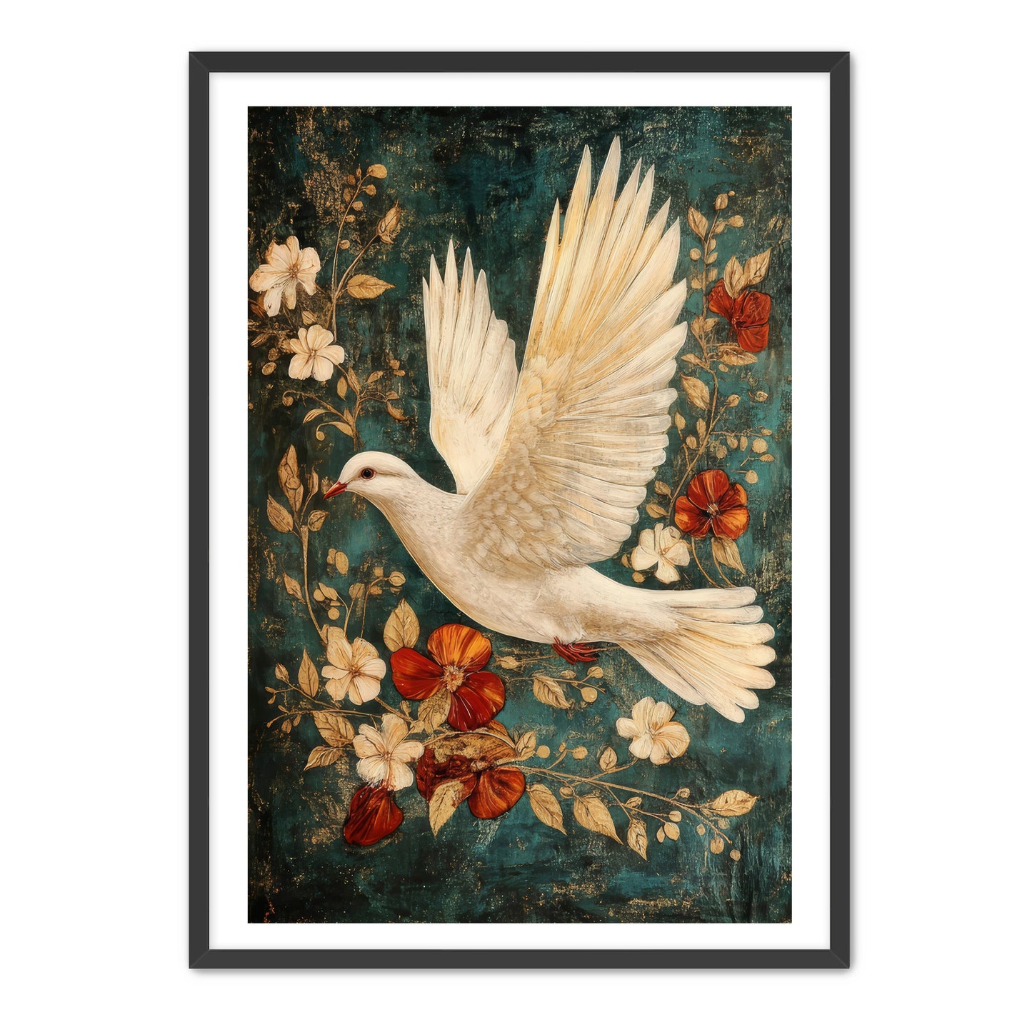Boho Print of Dove