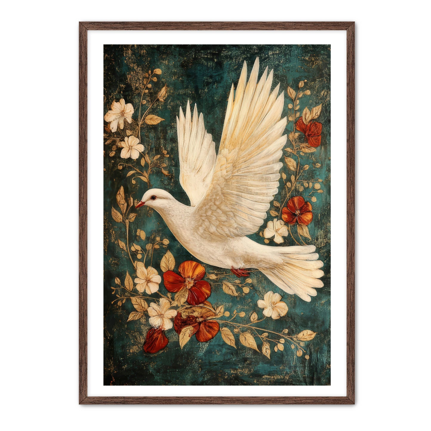 Boho Print of Dove
