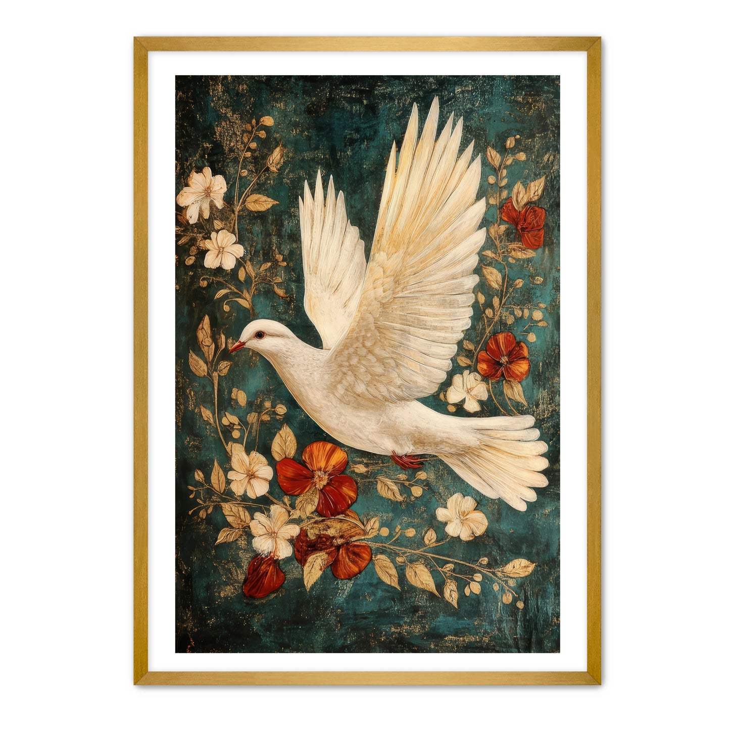 Boho Print of Dove