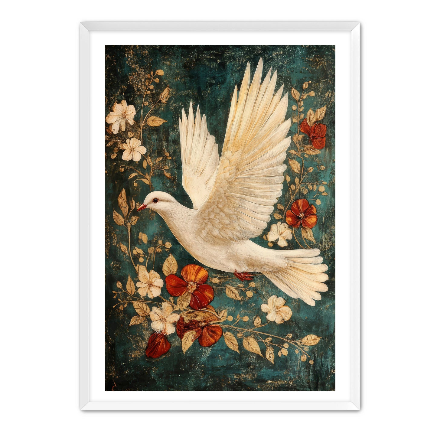 Boho Print of Dove