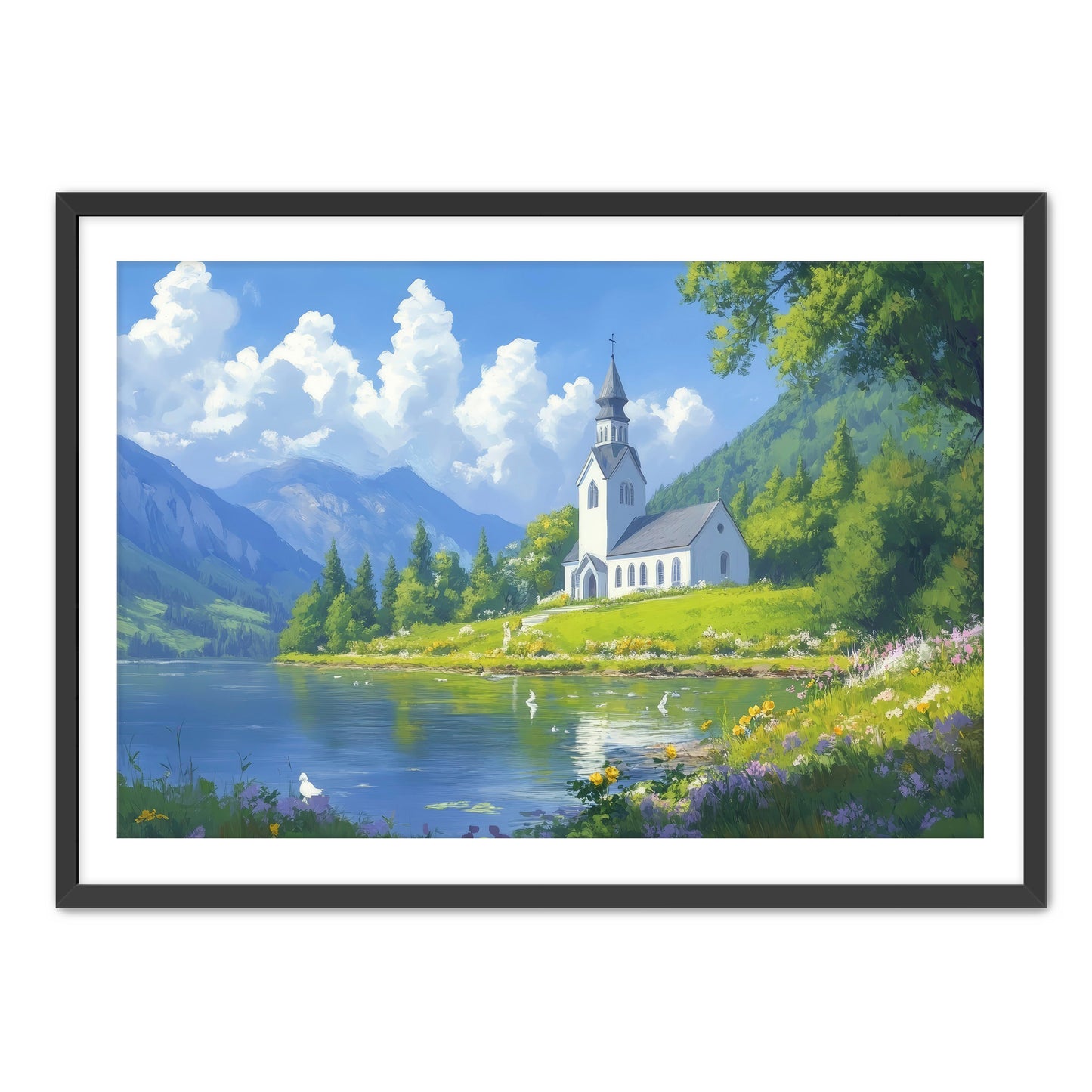 Church by the Lake