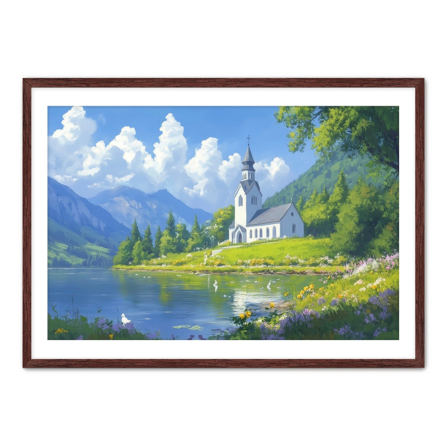 Church by the Lake