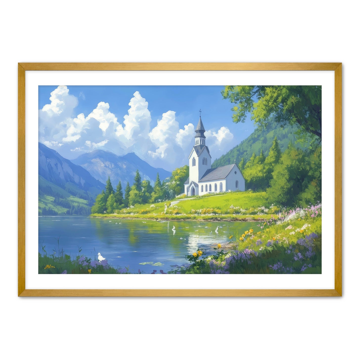 Church by the Lake