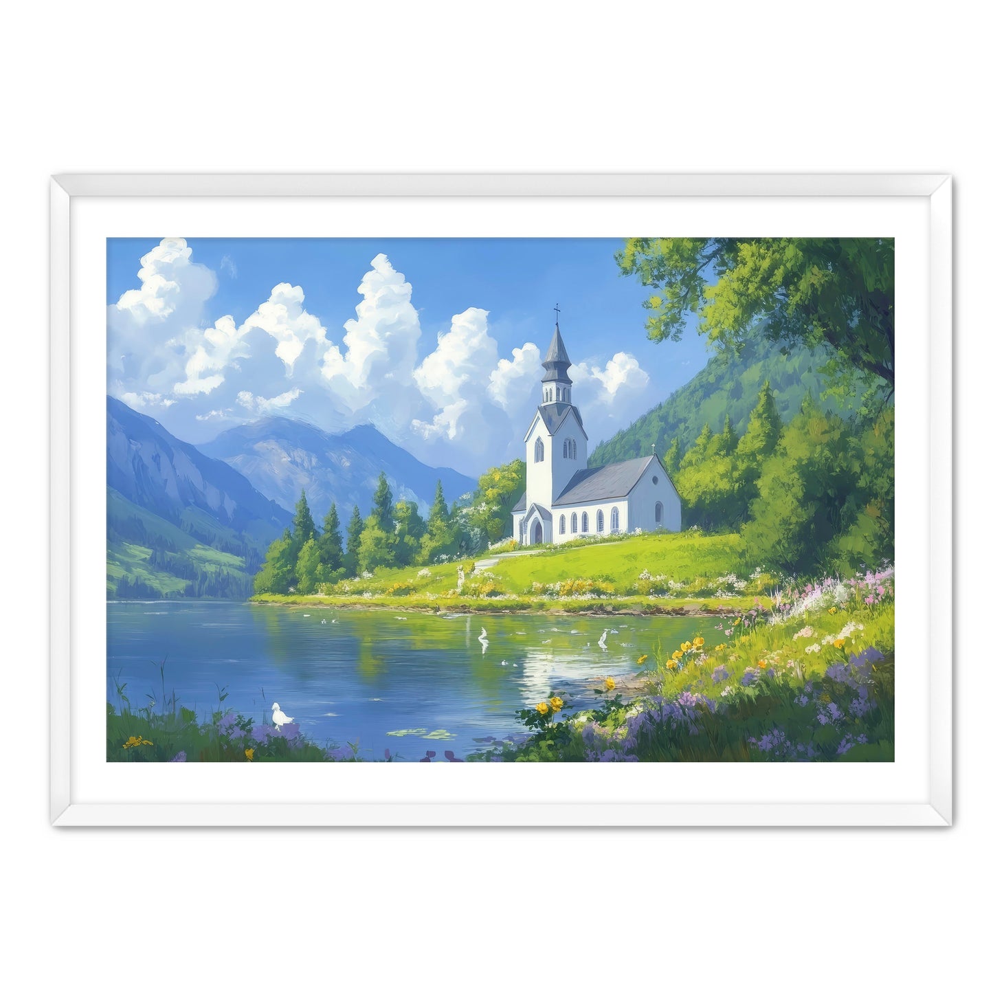 Church by the Lake