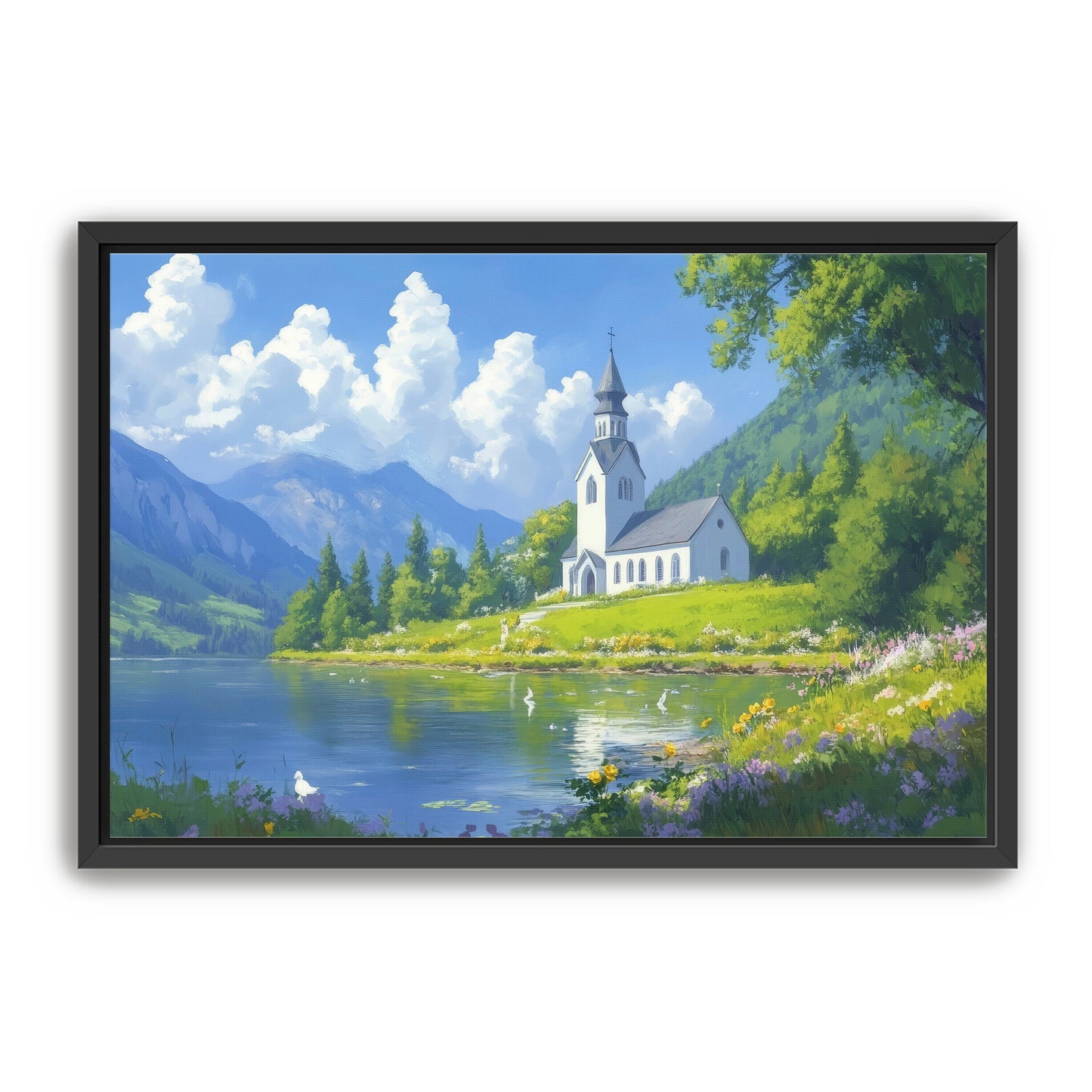 Church by the Lake