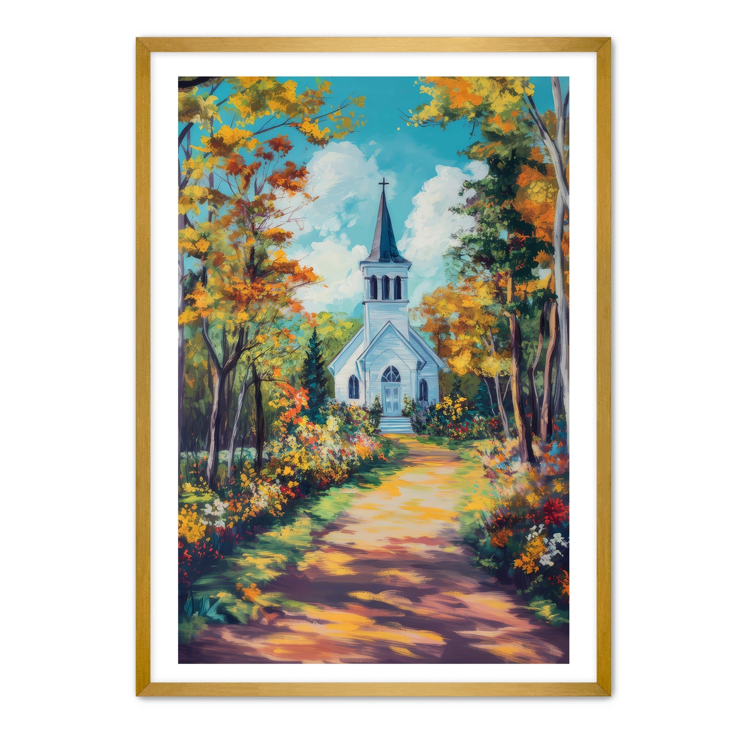 Church in Early Autumn
