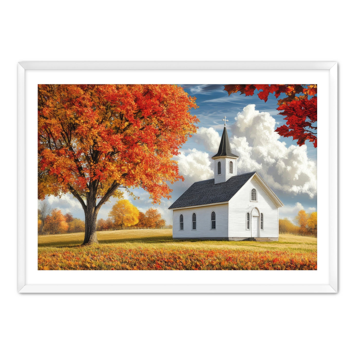 Church in Field