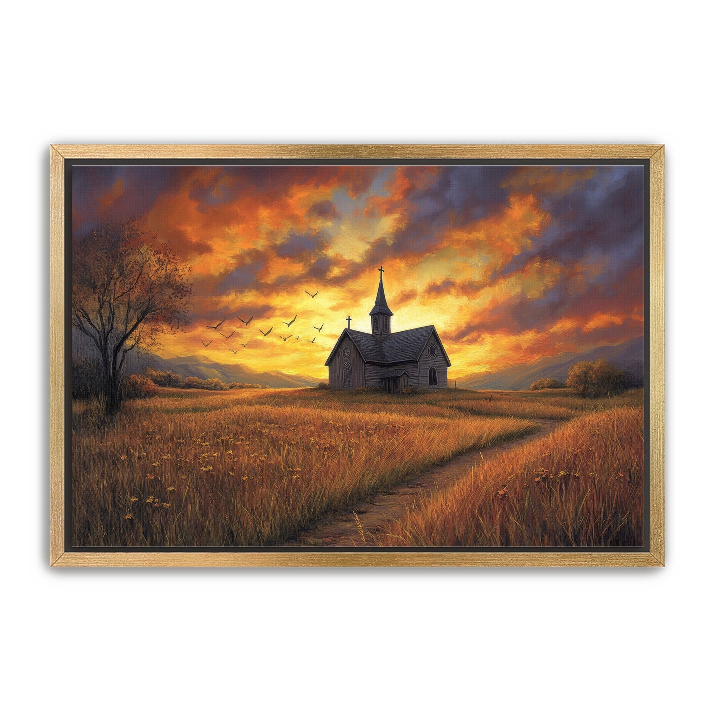Church in Field