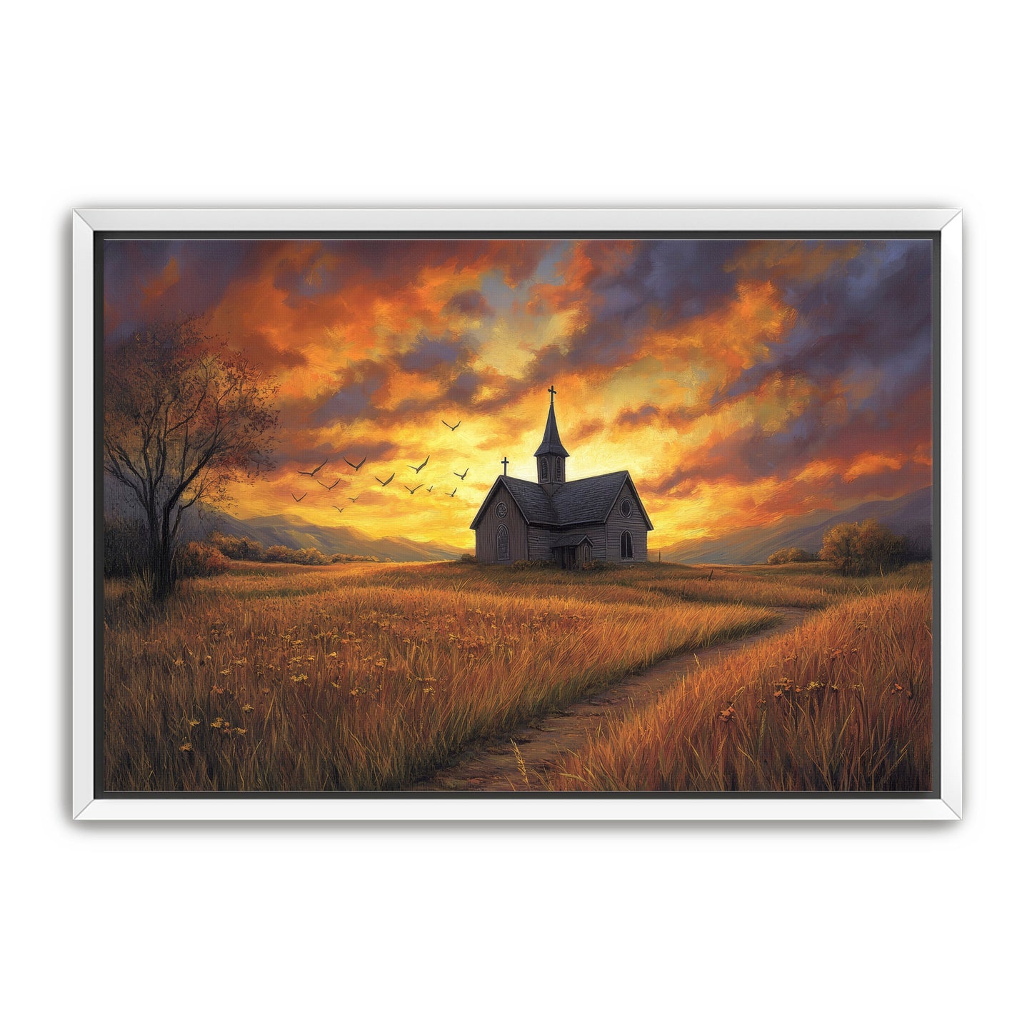 Church in Field