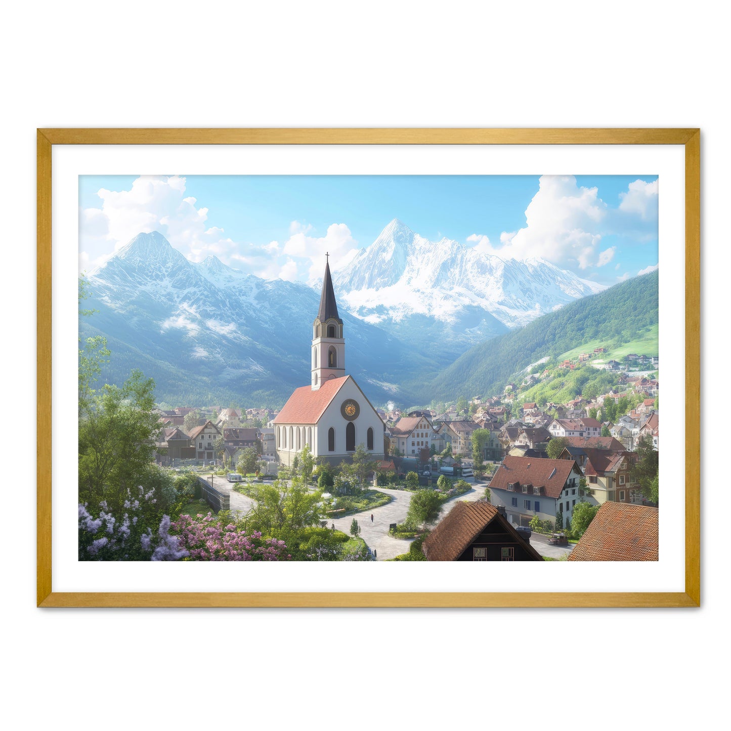Church in Small Village