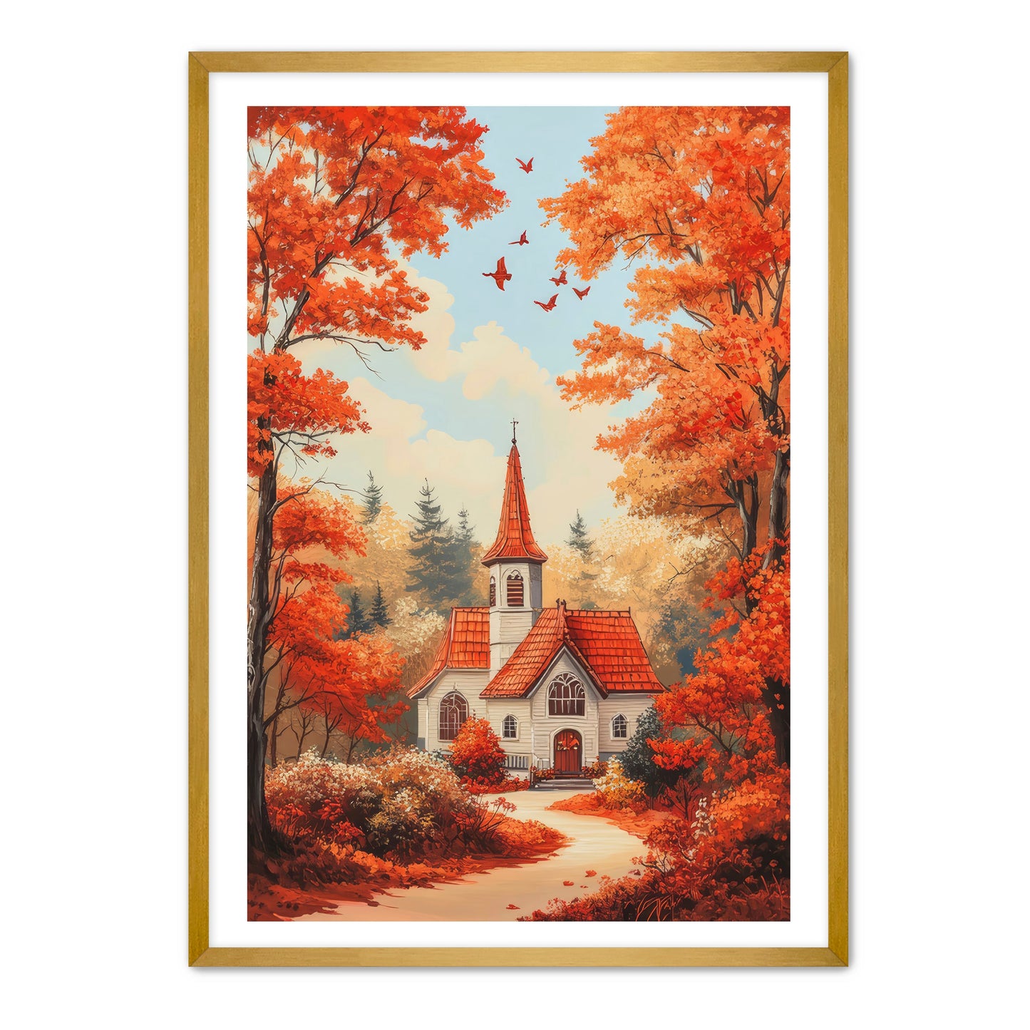 Church in the Fall