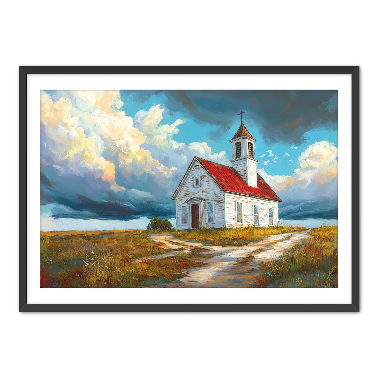 Church on Dirt Road