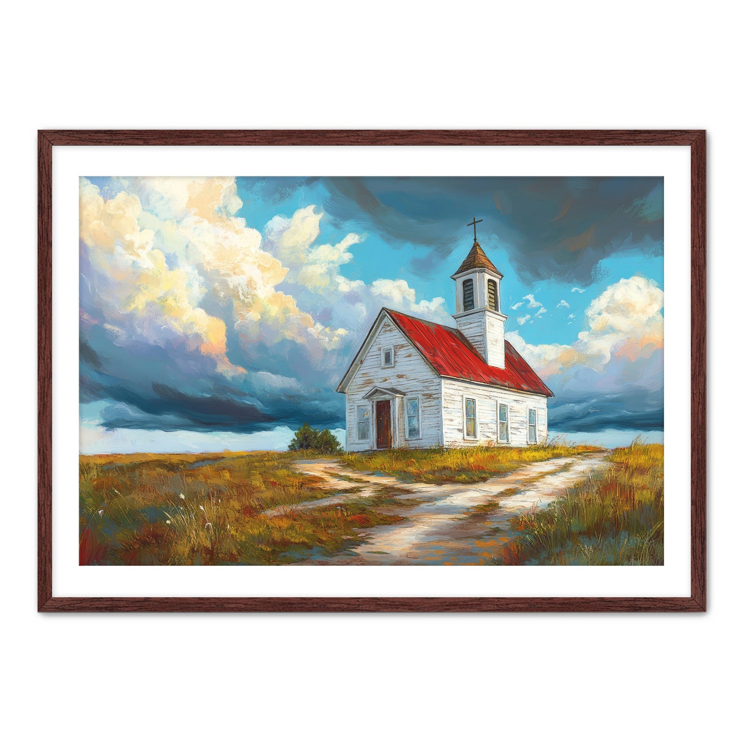 Church on Dirt Road