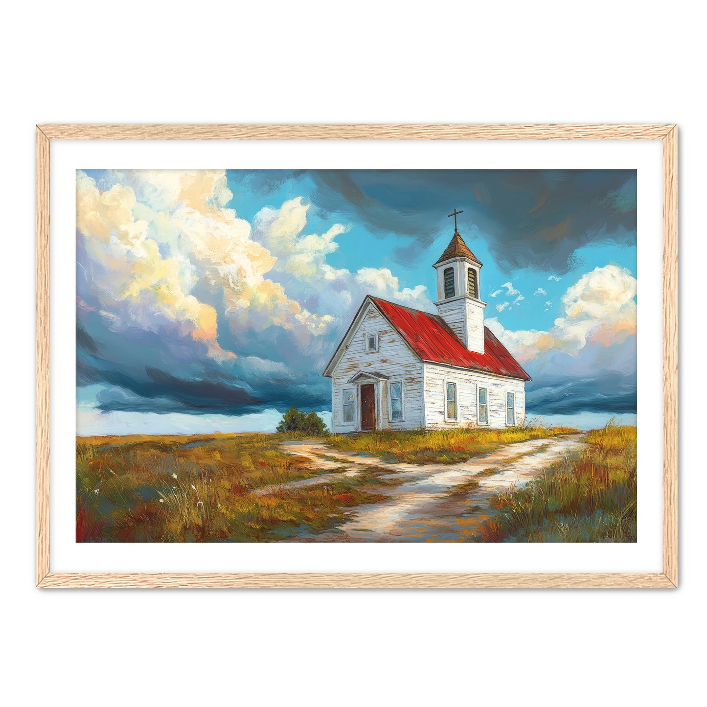 Church on Dirt Road