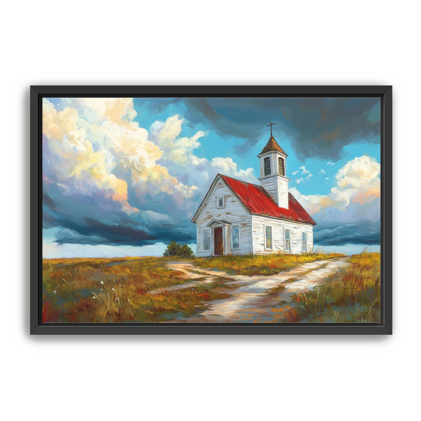 Church on Dirt Road
