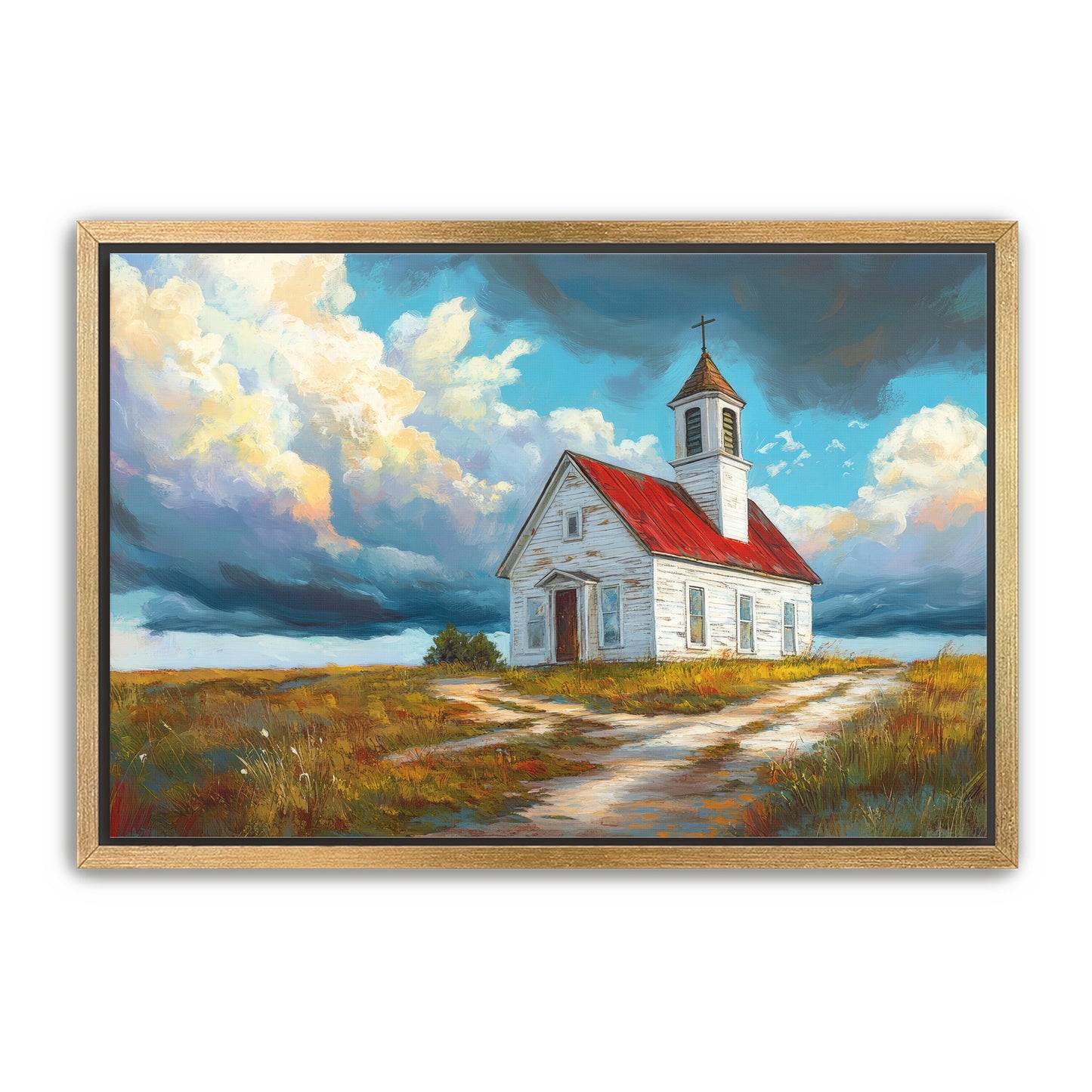 Church on Dirt Road