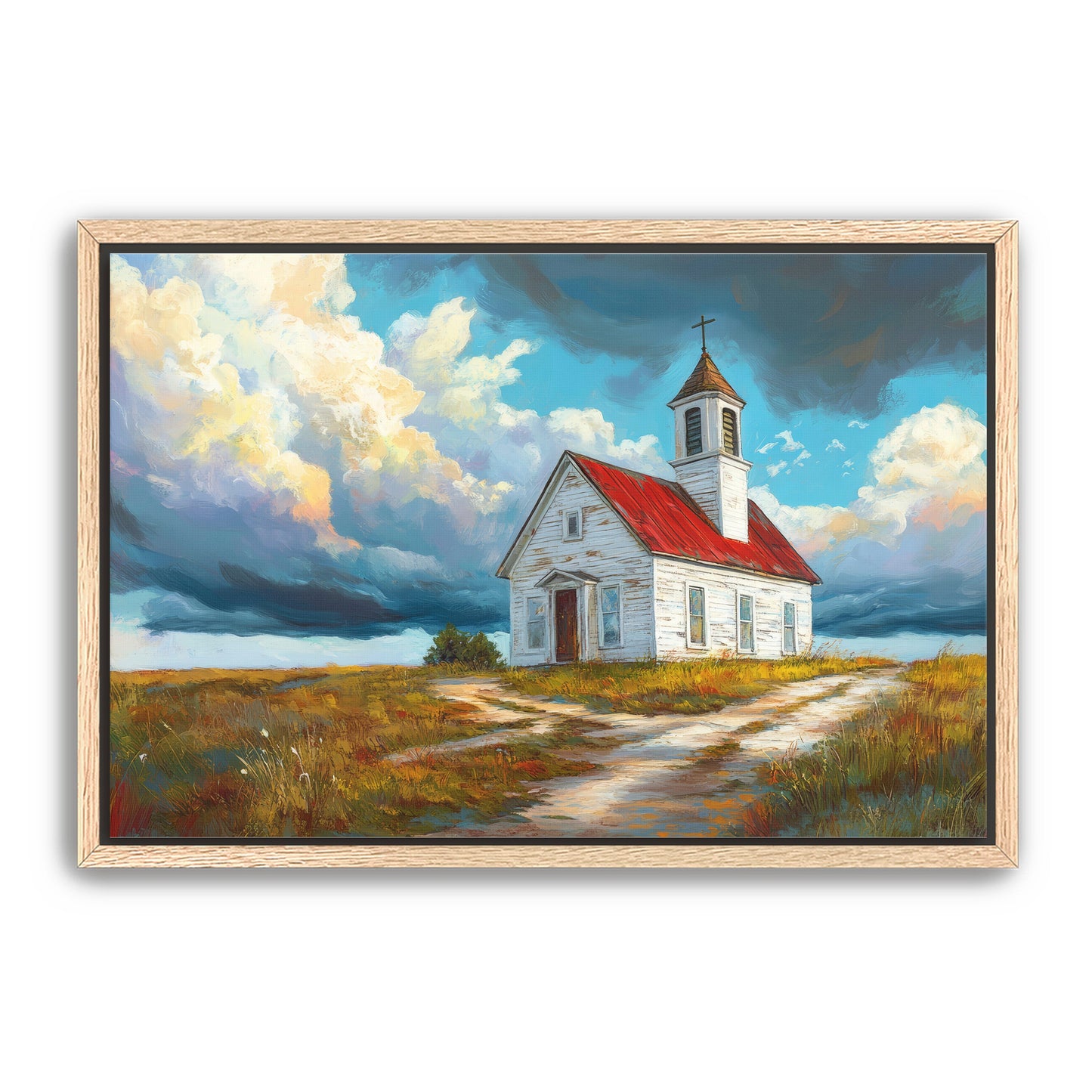 Church on Dirt Road