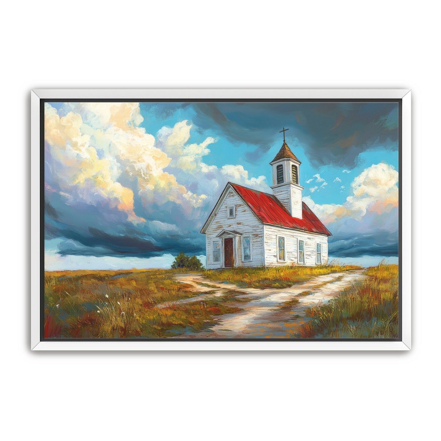 Church on Dirt Road
