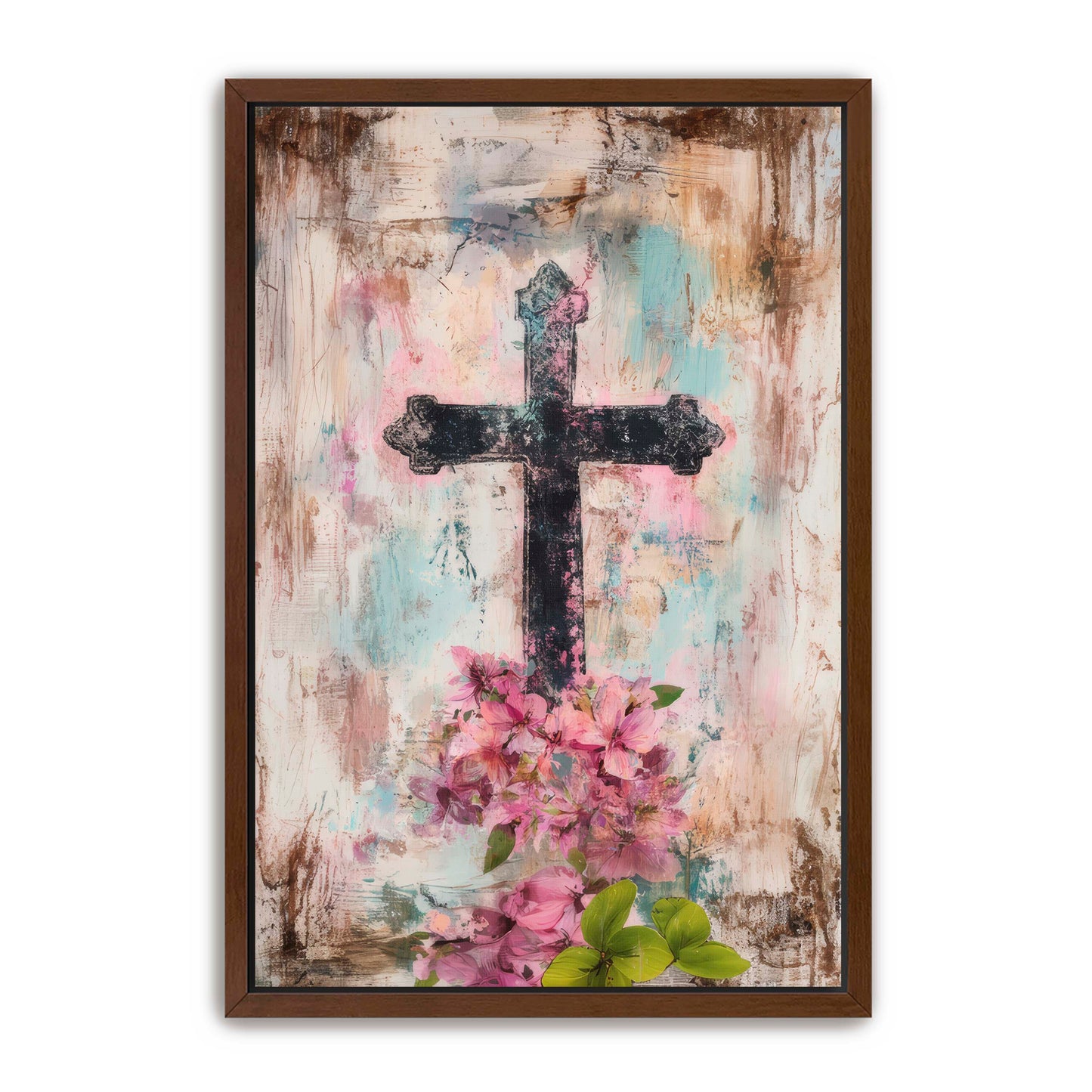 Cross Print on Texture