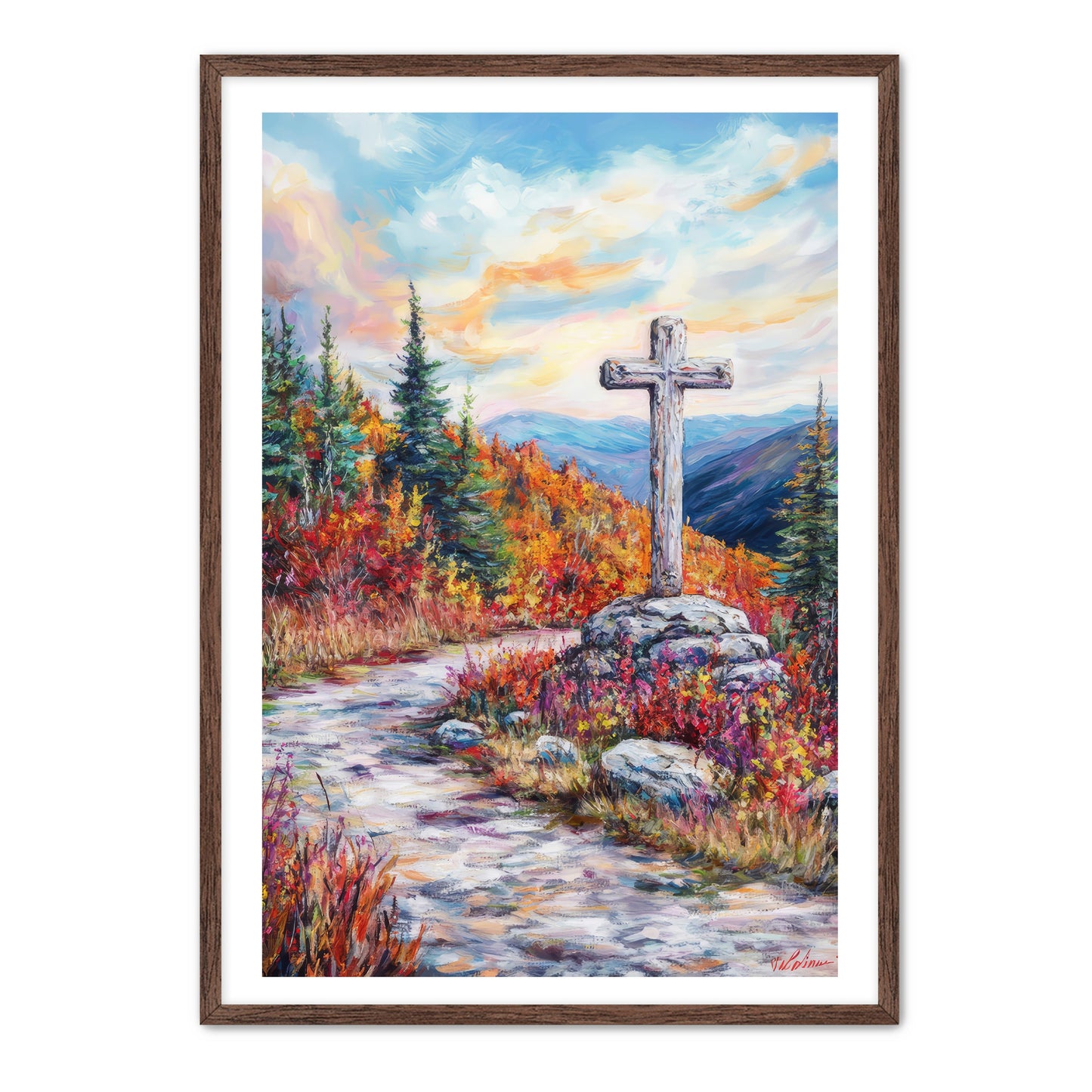 Cross Along the Path