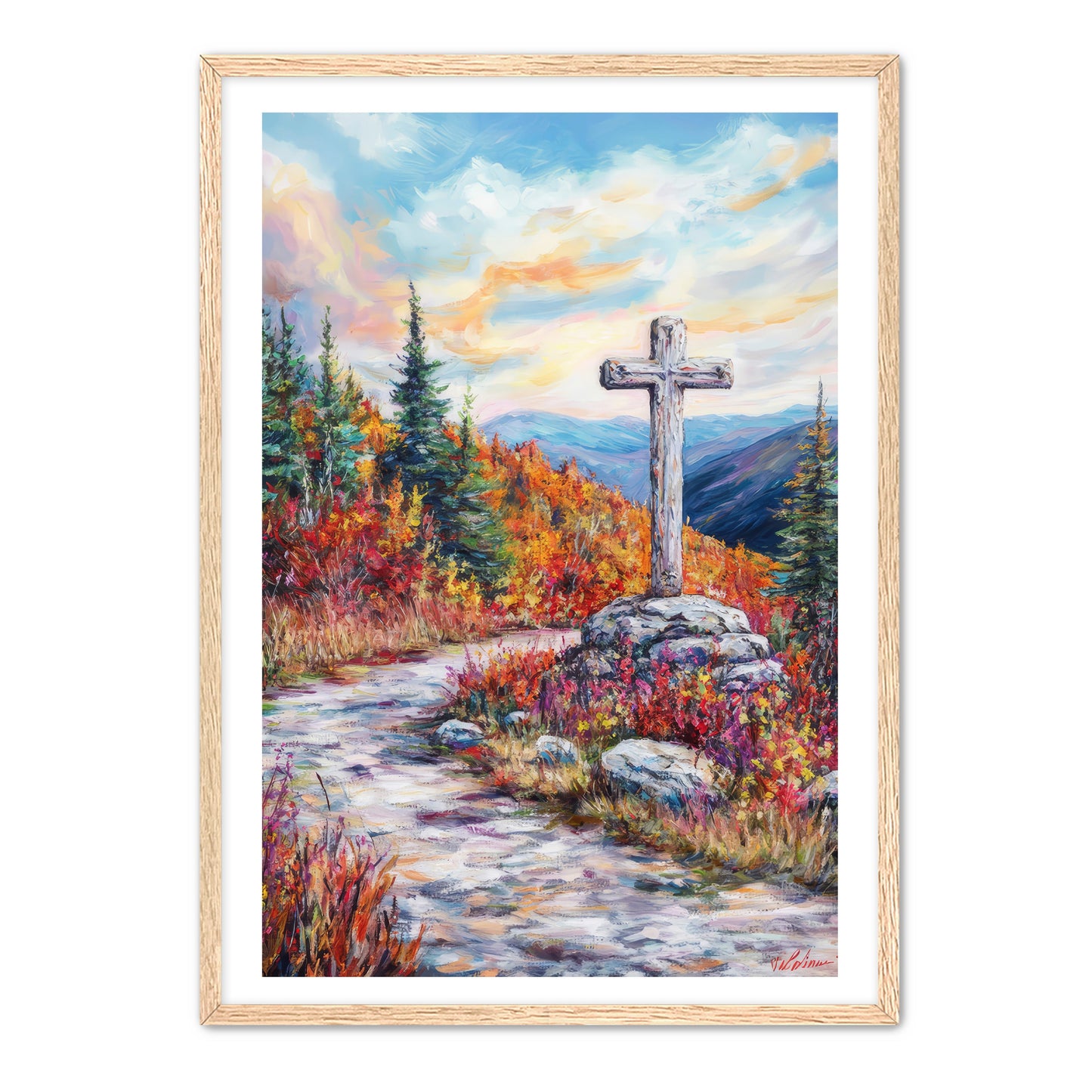 Cross Along the Path