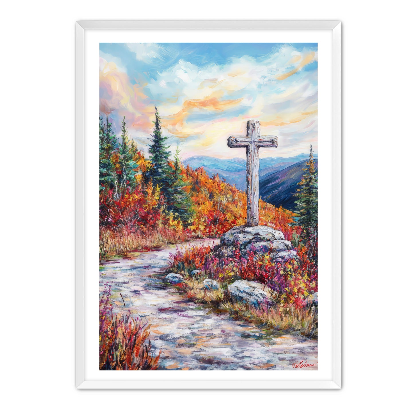 Cross Along the Path