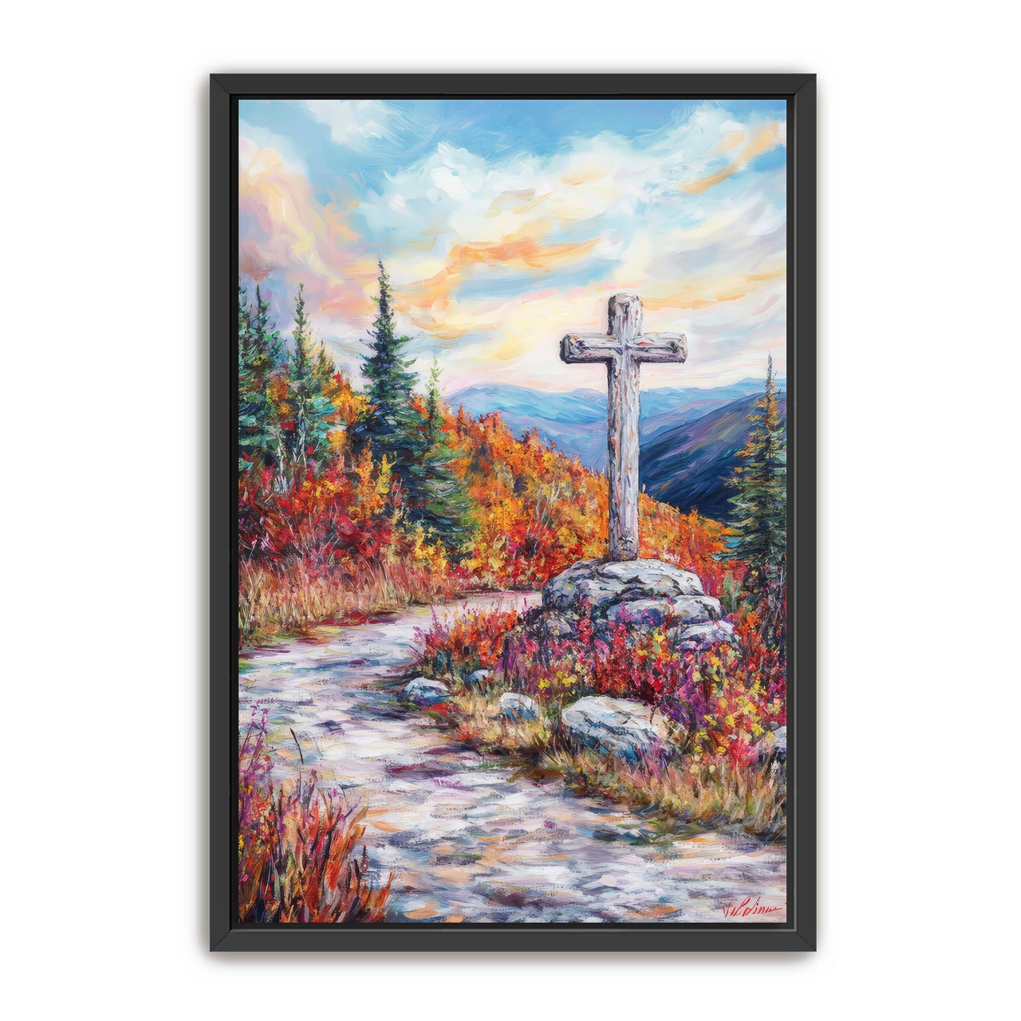Cross Along the Path