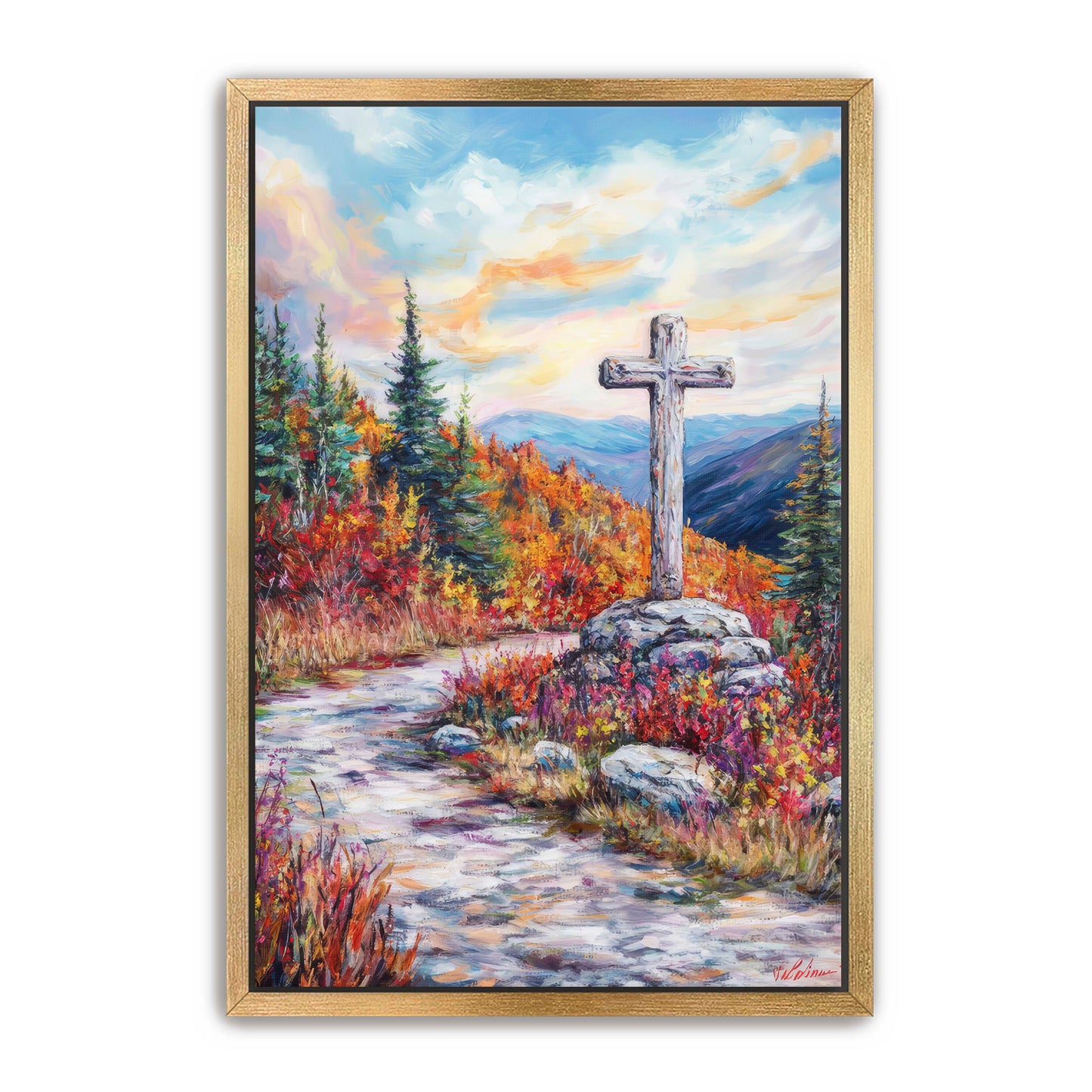 Cross Along the Path