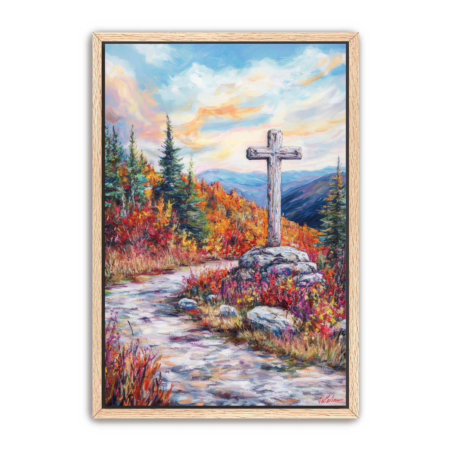 Cross Along the Path