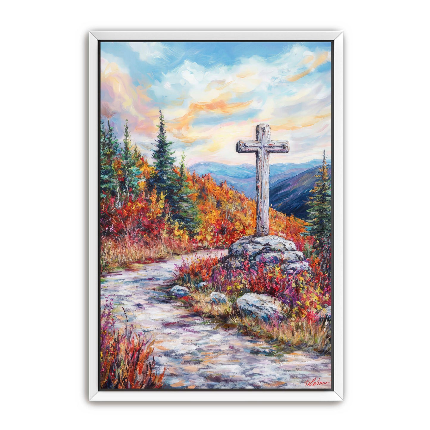 Cross Along the Path