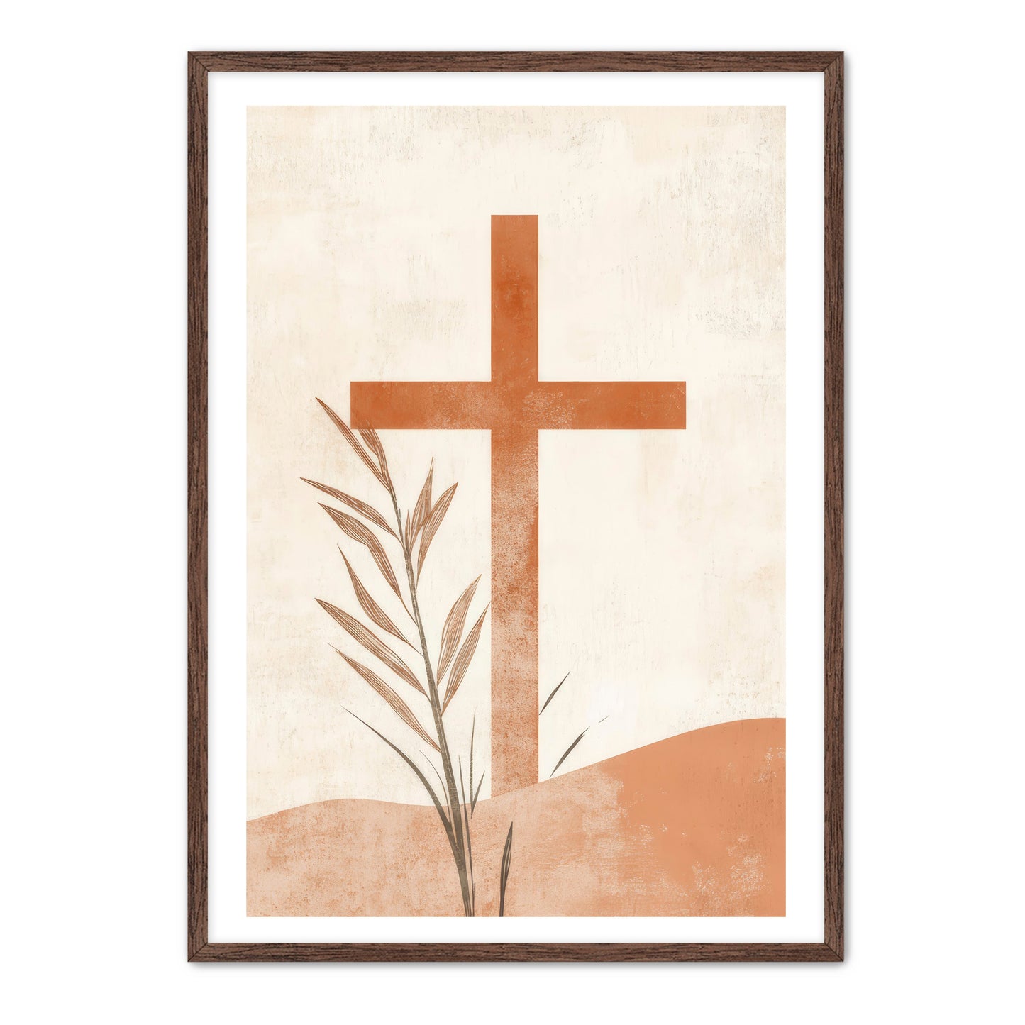 Cross in Desert Print