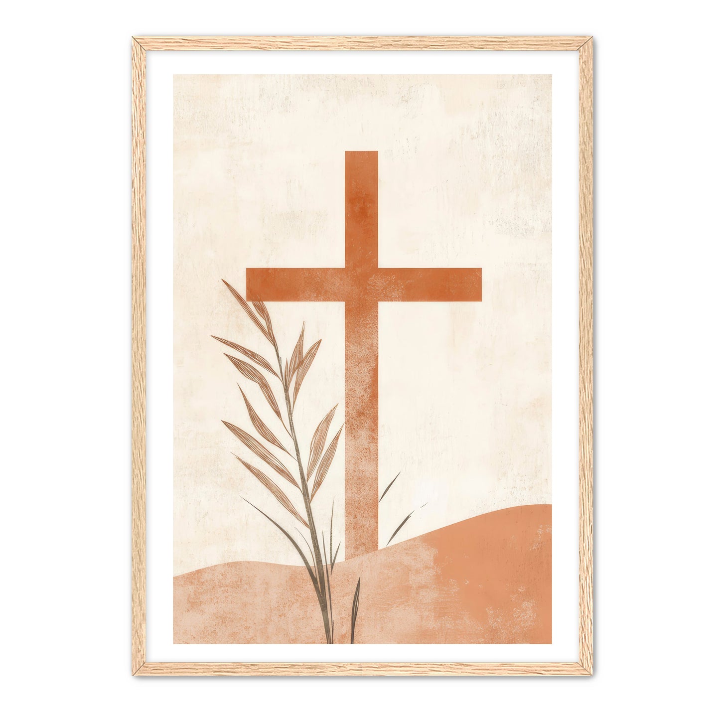 Cross in Desert Print
